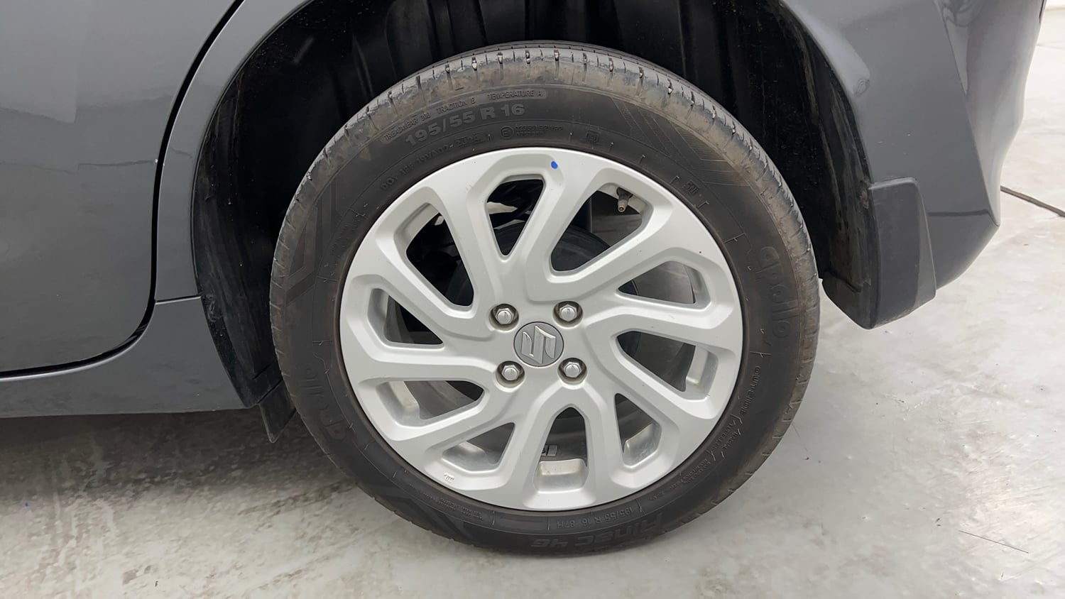 Used 2024 Maruti Suzuki Baleno Zeta MT CNG Cng Manual tyres LEFT REAR TYRE RIM VIEW