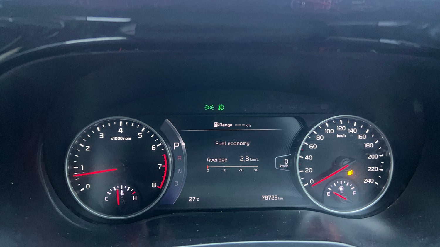 Used 2020 Kia Seltos GTX Plus DCT 1.4 Petrol Automatic interior CLUSTERMETER VIEW
