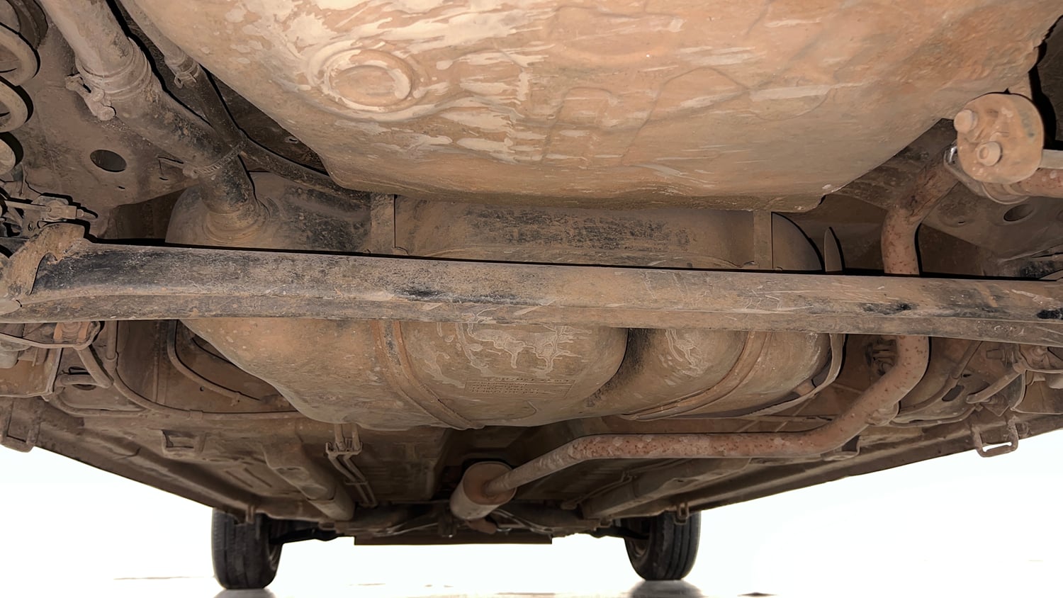 Used 2017 Maruti Suzuki Celerio ZXI (O) AMT Petrol Automatic extra REAR UNDERBODY VIEW (TAKEN FROM REAR)