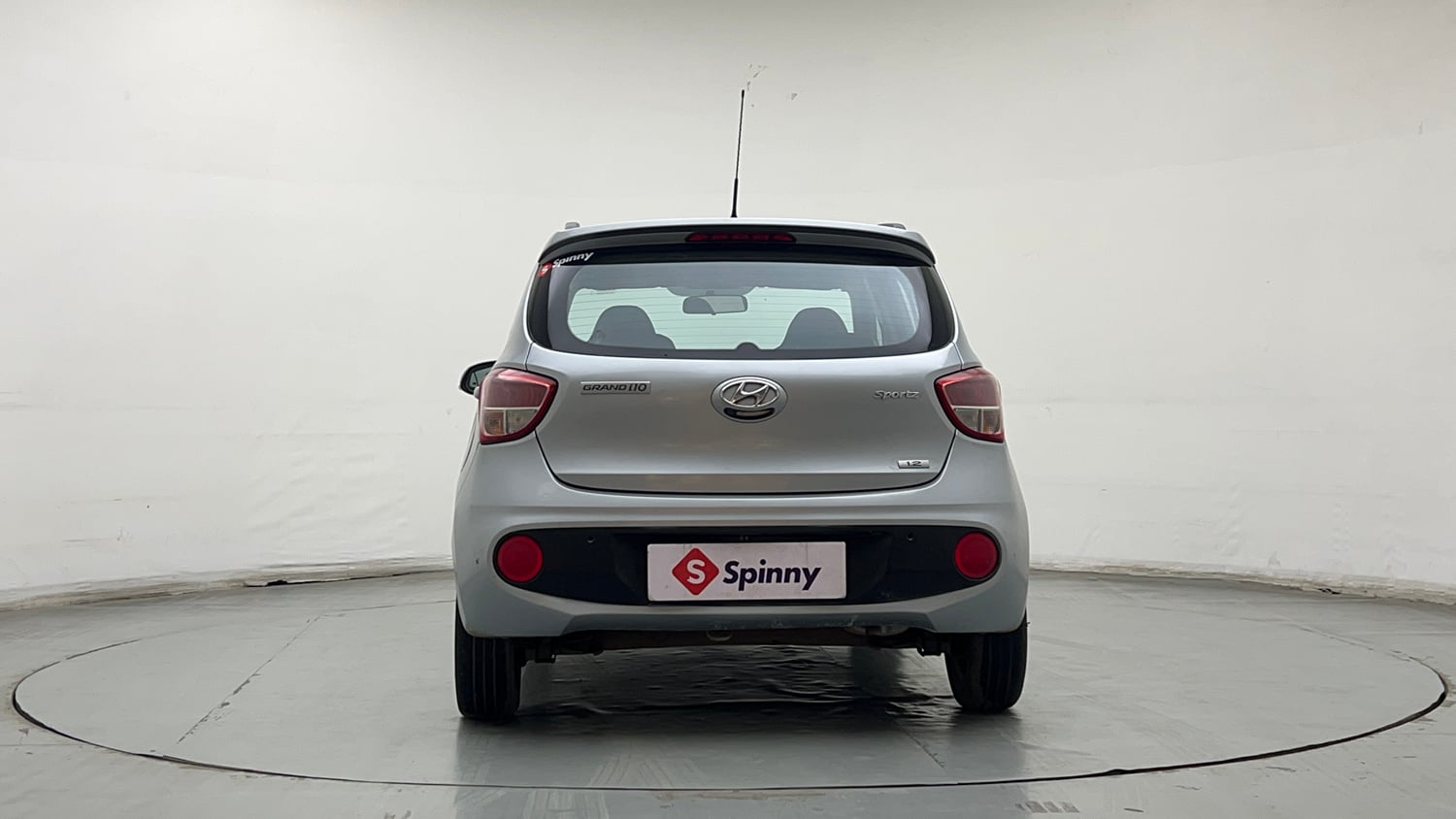 Used 2019 Hyundai Grand i10 Sportz 1.2 Kappa VTVT Petrol Manual exterior BACK VIEW