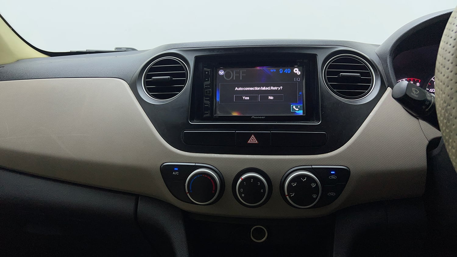 Used 2017 Hyundai Grand i10 Magna 1.2 Kappa VTVT Petrol Manual interior MUSIC SYSTEM & AC CONTROL VIEW