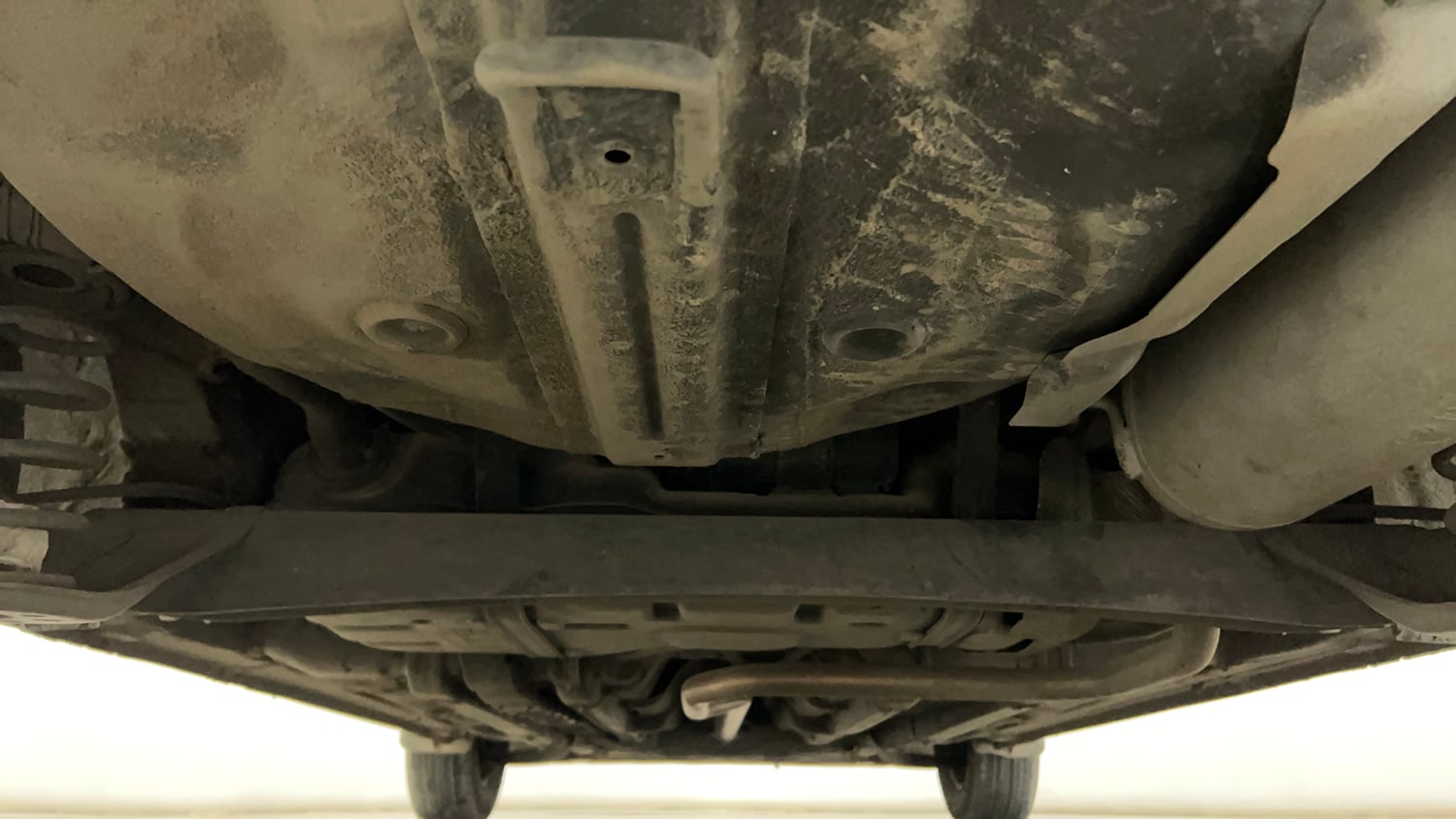 Used 2014 Hyundai Elite i20 Magna 1.2 Petrol Manual extra REAR UNDERBODY VIEW (TAKEN FROM REAR)