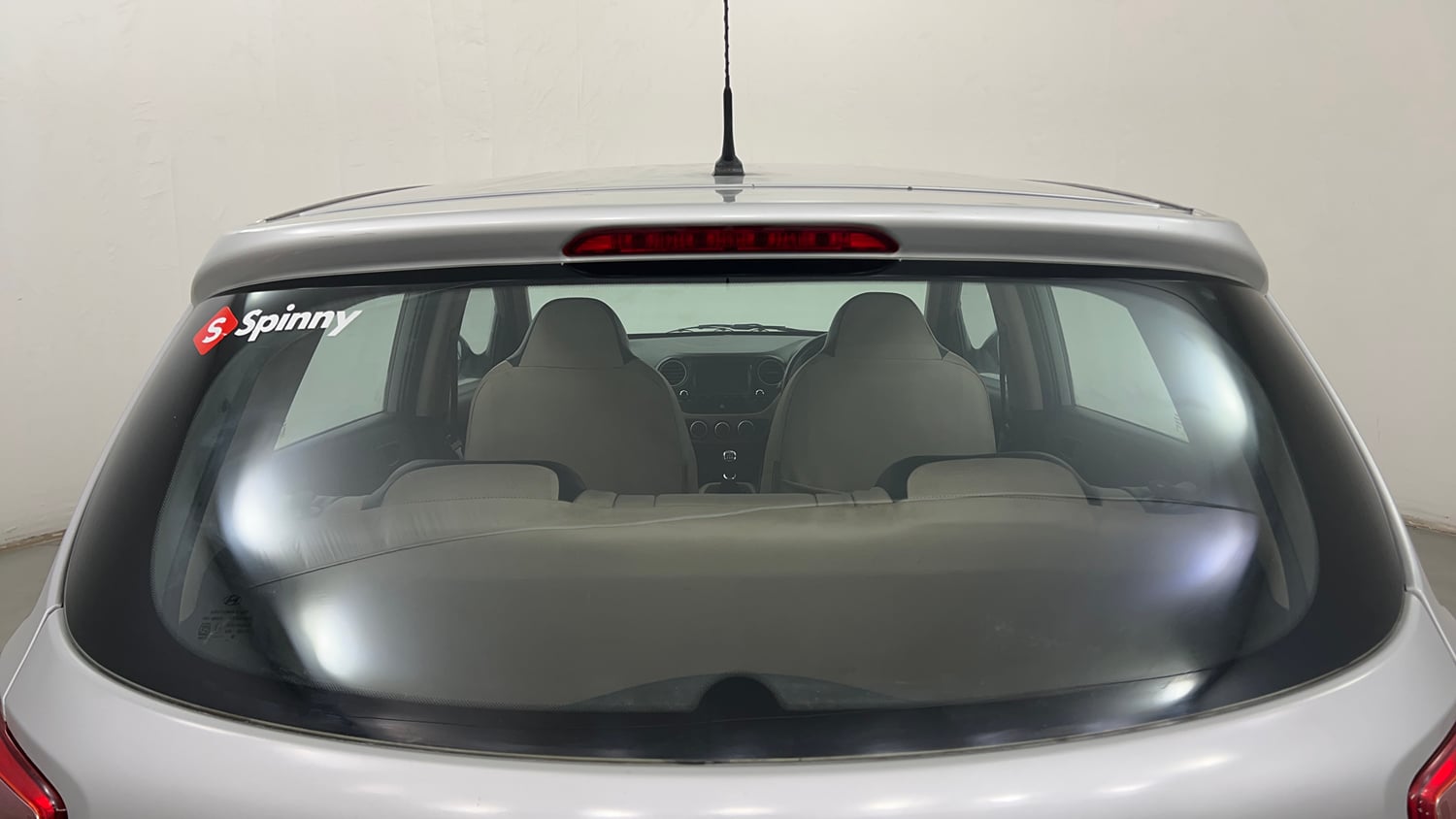 Used 2015 Hyundai Grand i10 Magna 1.2 Kappa VTVT Petrol Manual exterior BACK WINDSHIELD VIEW