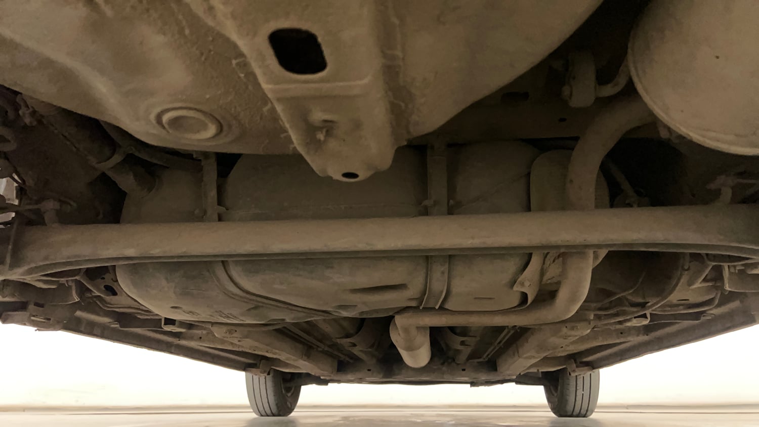 Used 2013 Maruti Suzuki Swift Dzire Automatic Petrol Automatic extra REAR UNDERBODY VIEW (TAKEN FROM REAR)
