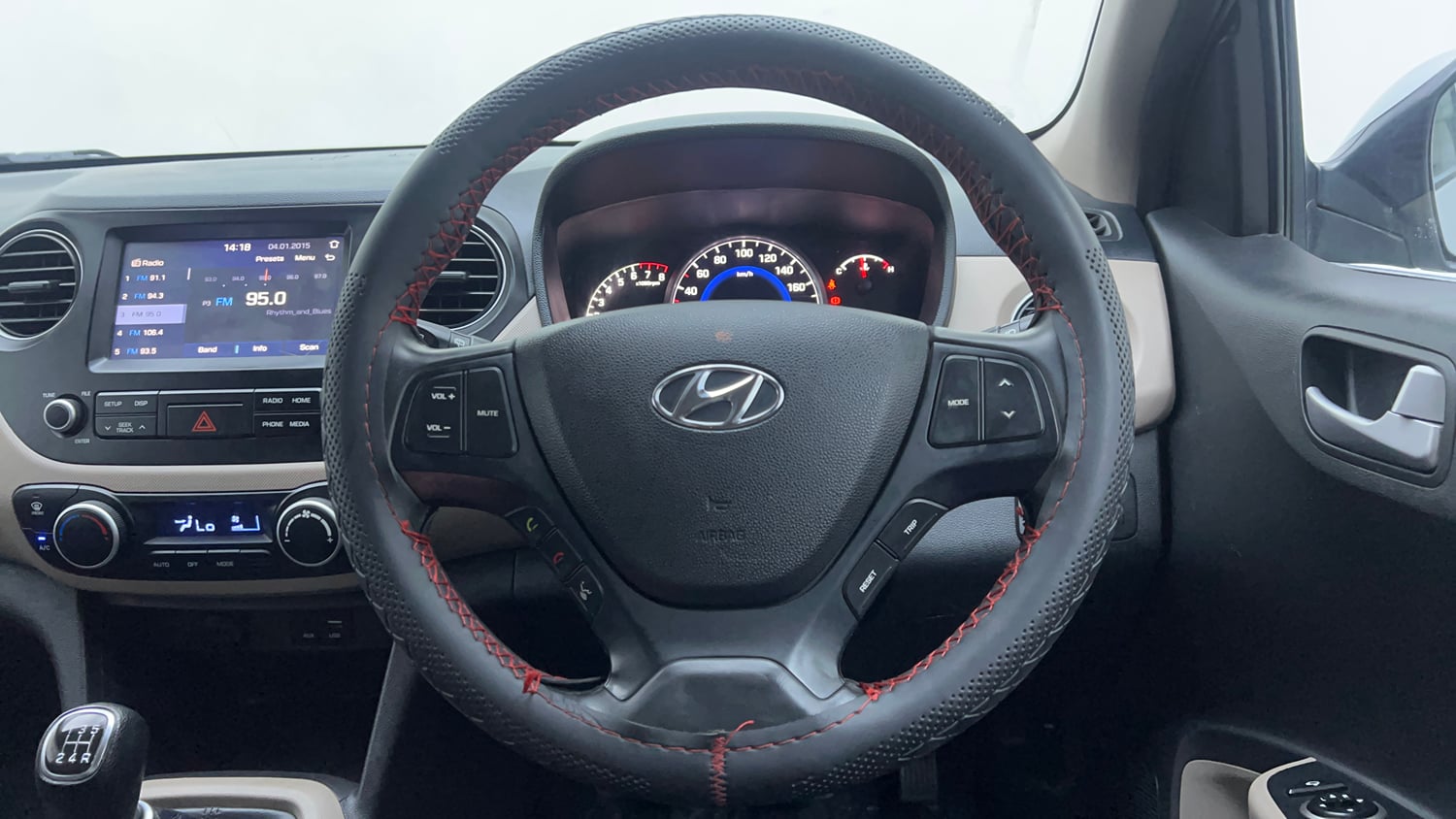Used 2018 Hyundai Grand i10 Asta 1.2 Kappa VTVT Petrol Manual interior STEERING VIEW