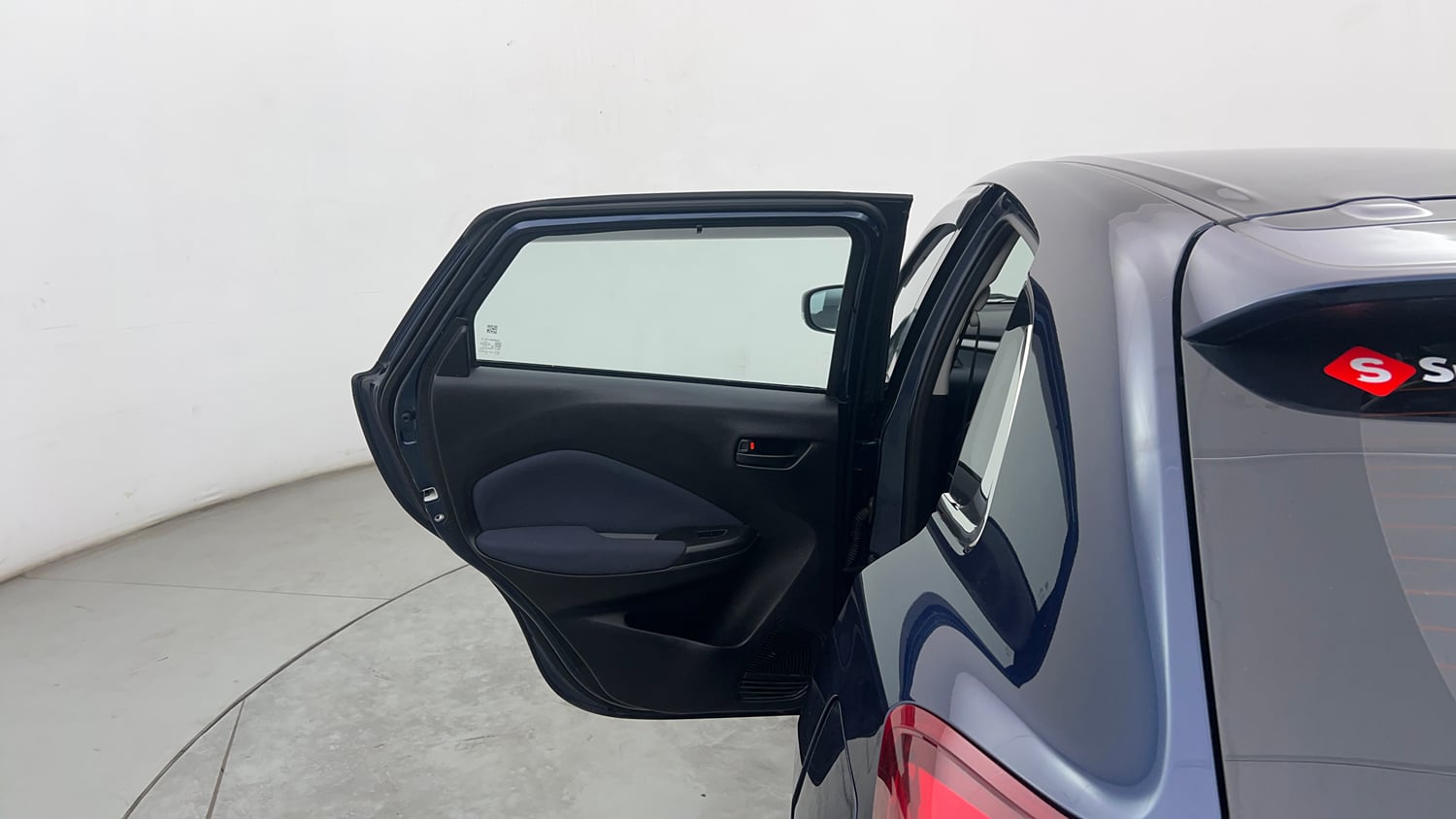 Used 2026 Maruti Suzuki Baleno Delta AGS Petrol Automatic interior LEFT REAR DOOR OPEN VIEW