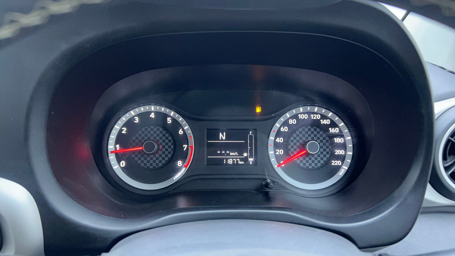 Used 2022 Hyundai Grand i10 Nios Magna AMT 1.2 Kappa VTVT Petrol Automatic interior CLUSTERMETER VIEW