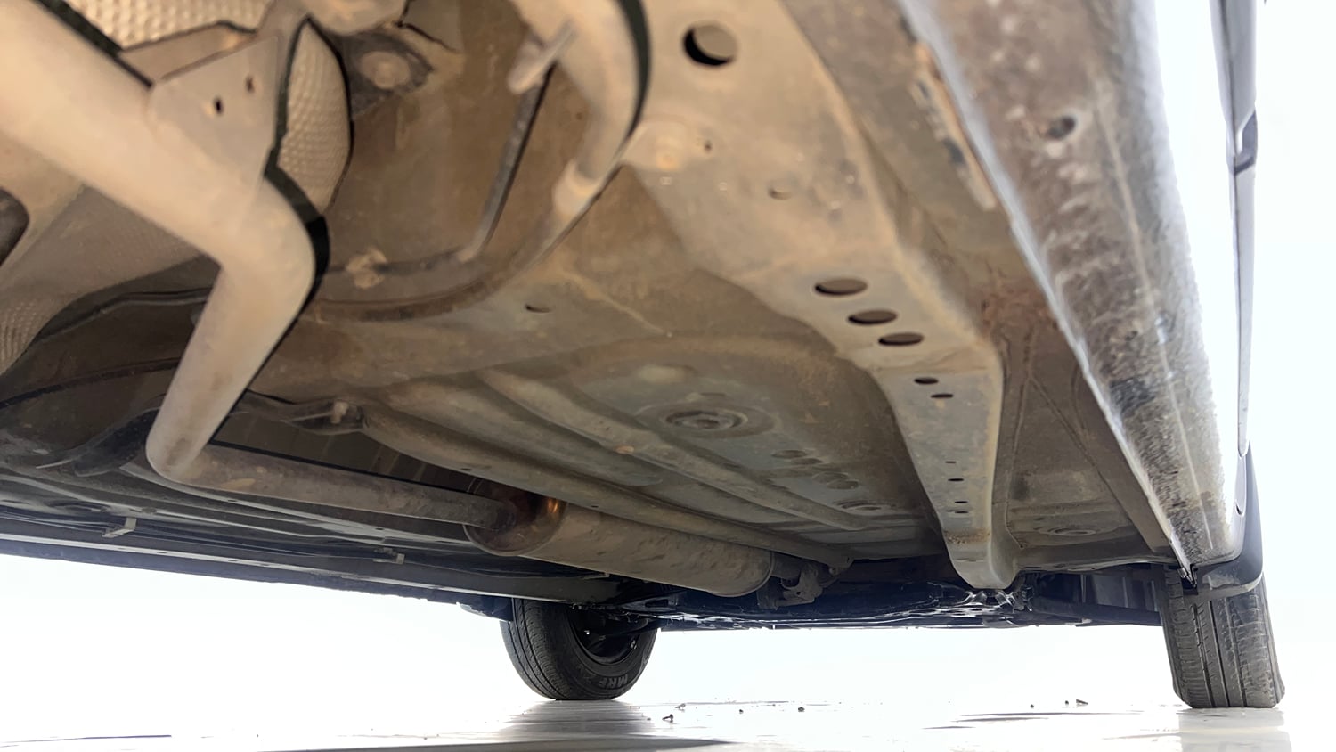 Used 2019 Maruti Suzuki Wagon R VXi (O) 1.2 AMT Petrol Automatic extra REAR RIGHT UNDERBODY VIEW