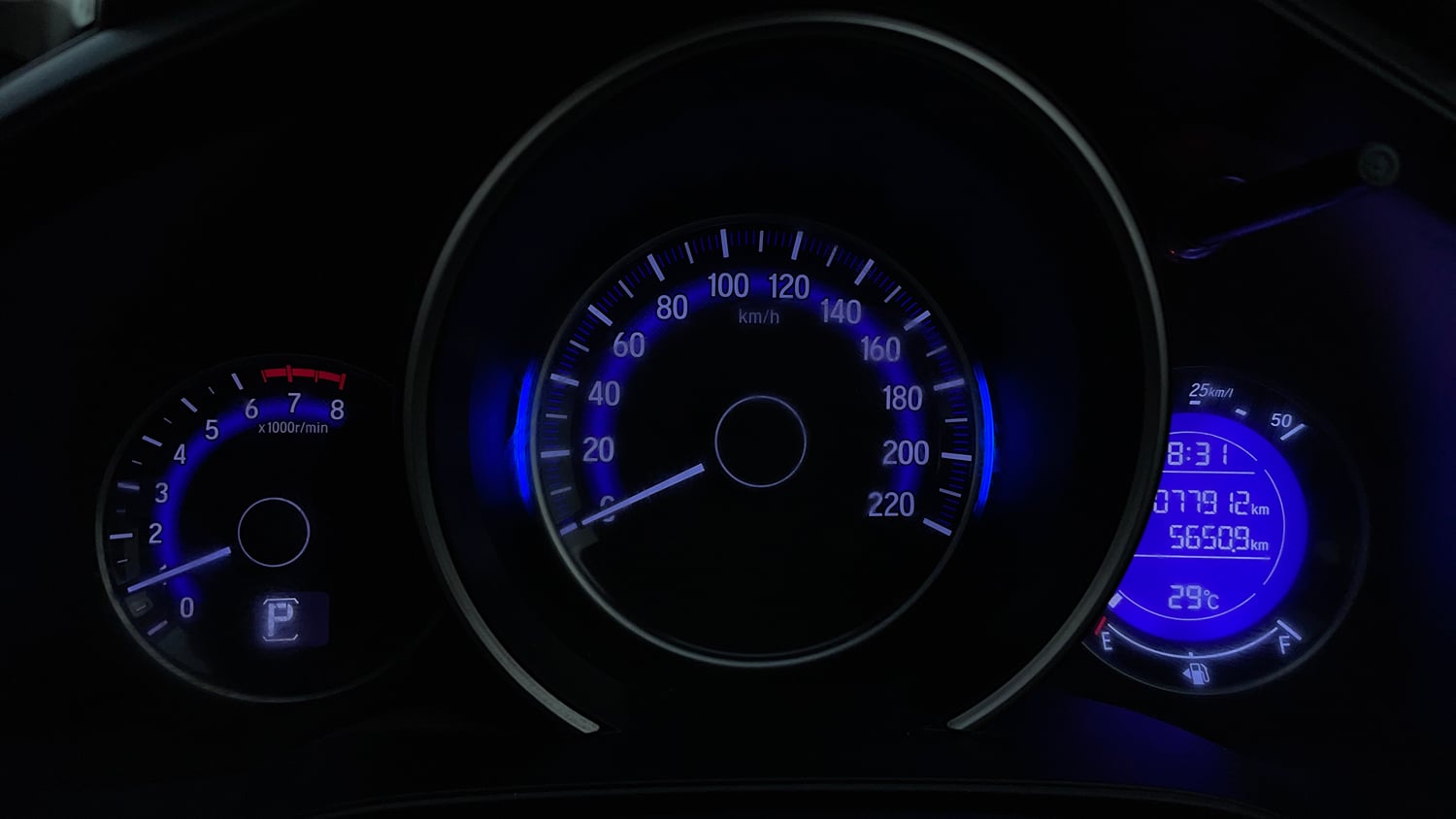 Used 2015 Honda Jazz V AT Petrol Petrol Automatic interior CLUSTERMETER VIEW