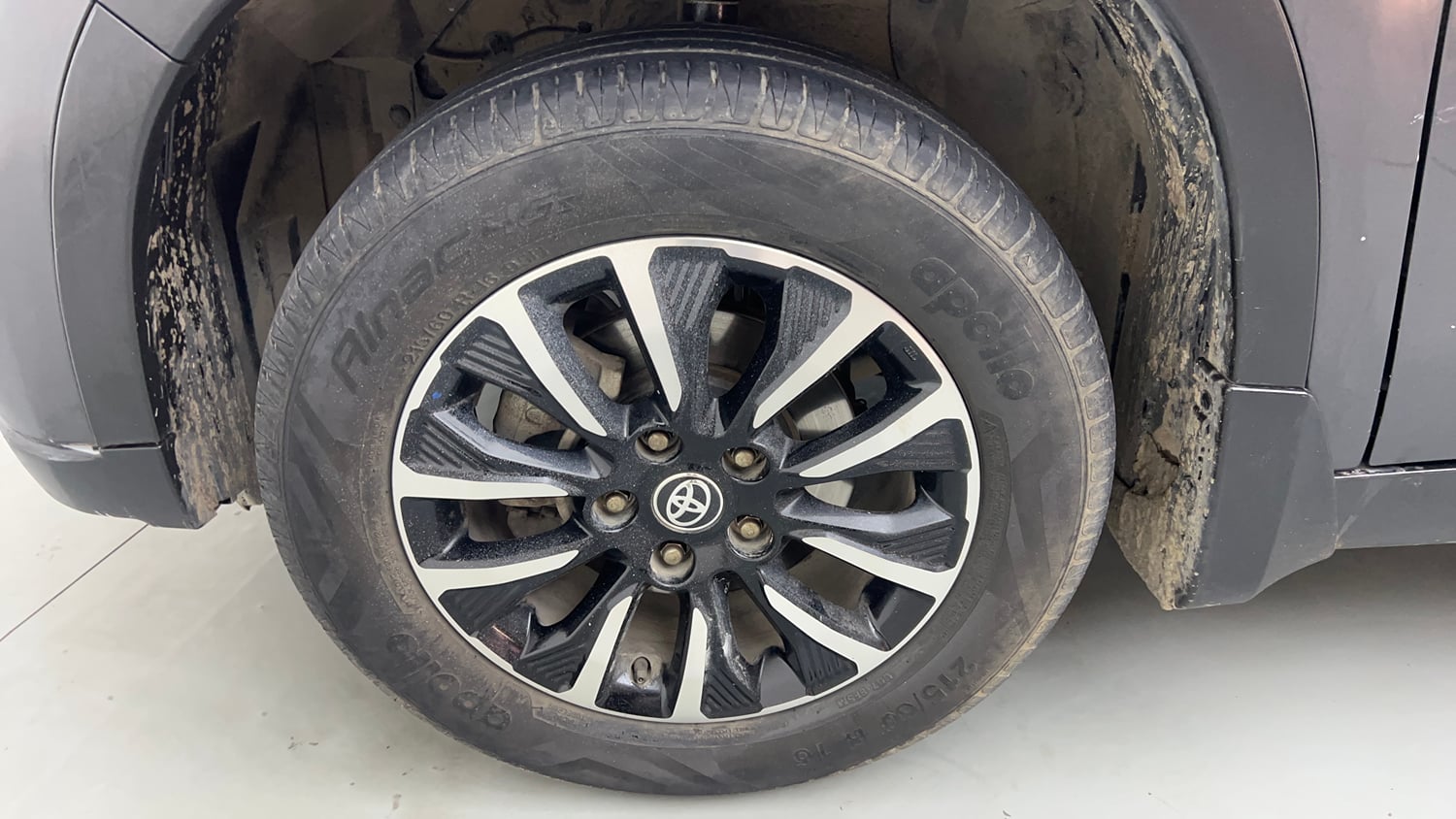 Used 2021 Toyota Urban Cruiser Premium Grade MT Petrol Manual tyres LEFT FRONT TYRE RIM VIEW