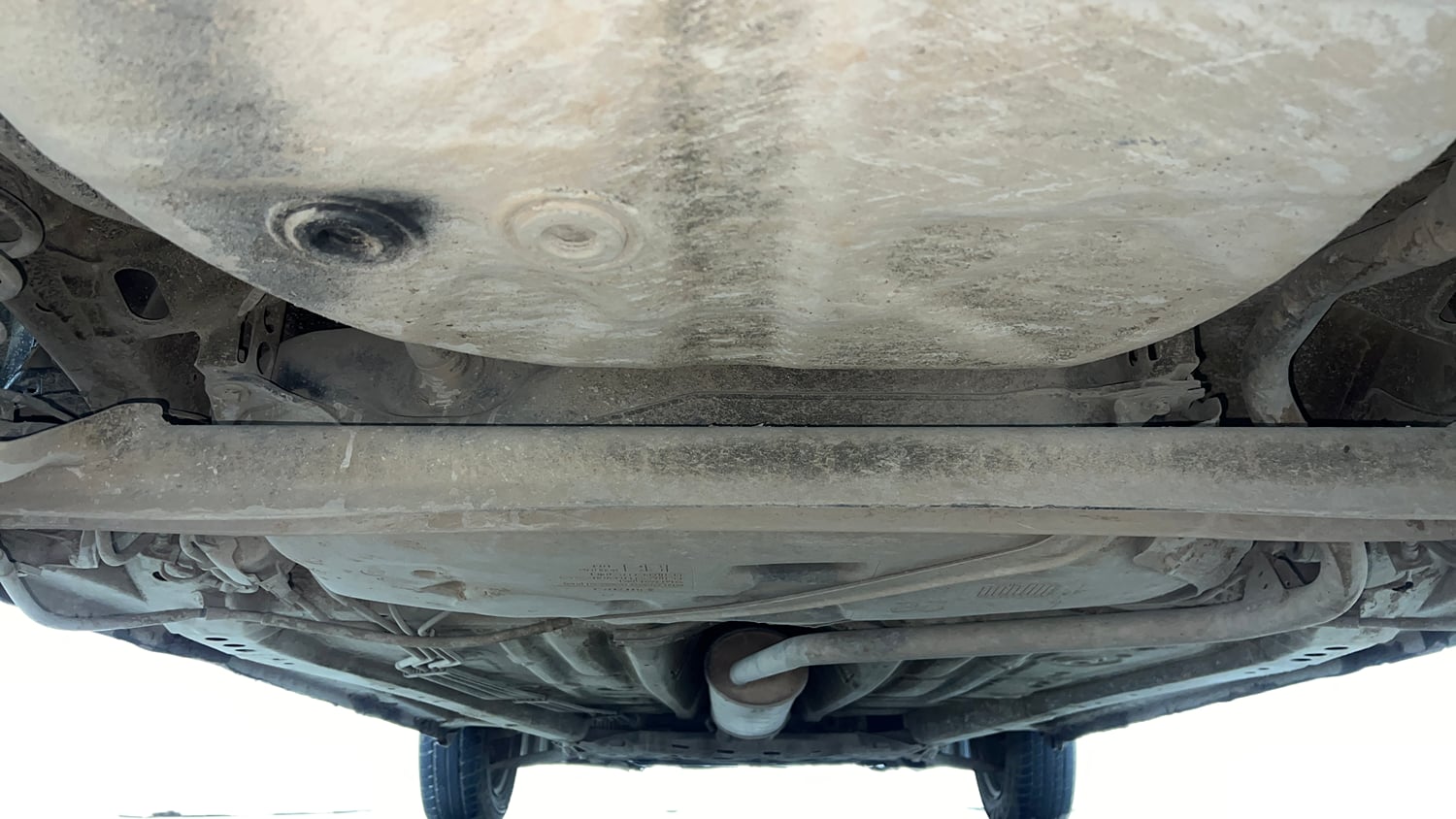 Used 2022 Maruti Suzuki Wagon R VXI 1.0 Petrol Manual extra REAR UNDERBODY VIEW (TAKEN FROM REAR)