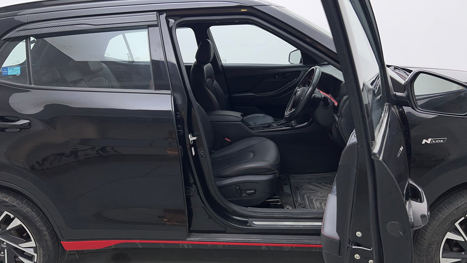 Used 2024 Hyundai Creta N-Line N10 1.5 Turbo DCT Petrol Automatic interior RIGHT SIDE FRONT DOOR CABIN VIEW