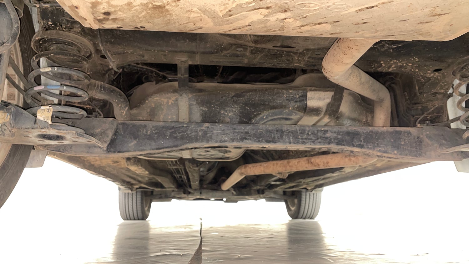 Used 2020 Hyundai Creta SX 1.5 Diesel Diesel Manual extra REAR UNDERBODY VIEW (TAKEN FROM REAR)