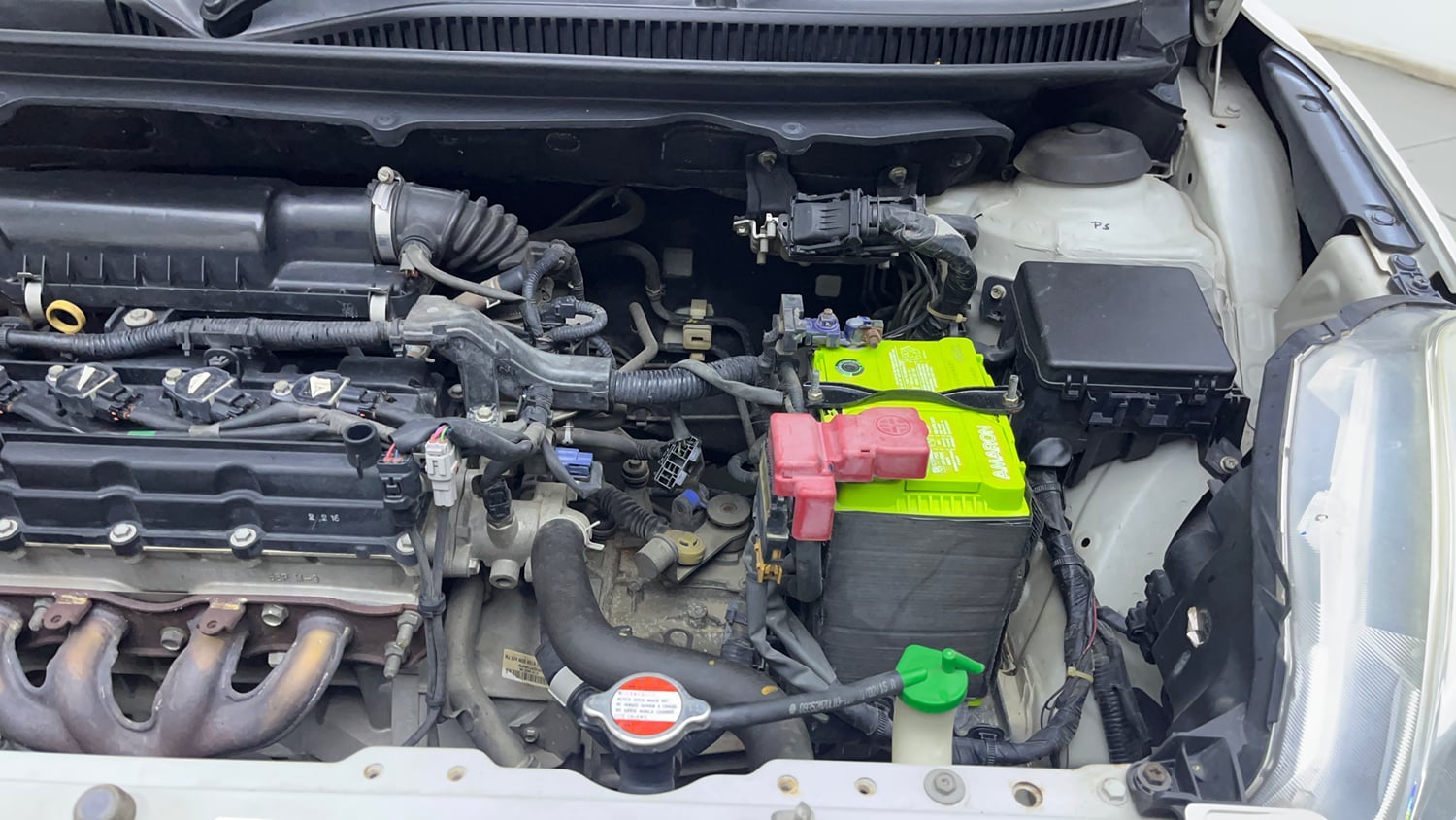 Used 2016 Maruti Suzuki Baleno Delta 1.2 Petrol Manual engine ENGINE LEFT SIDE VIEW
