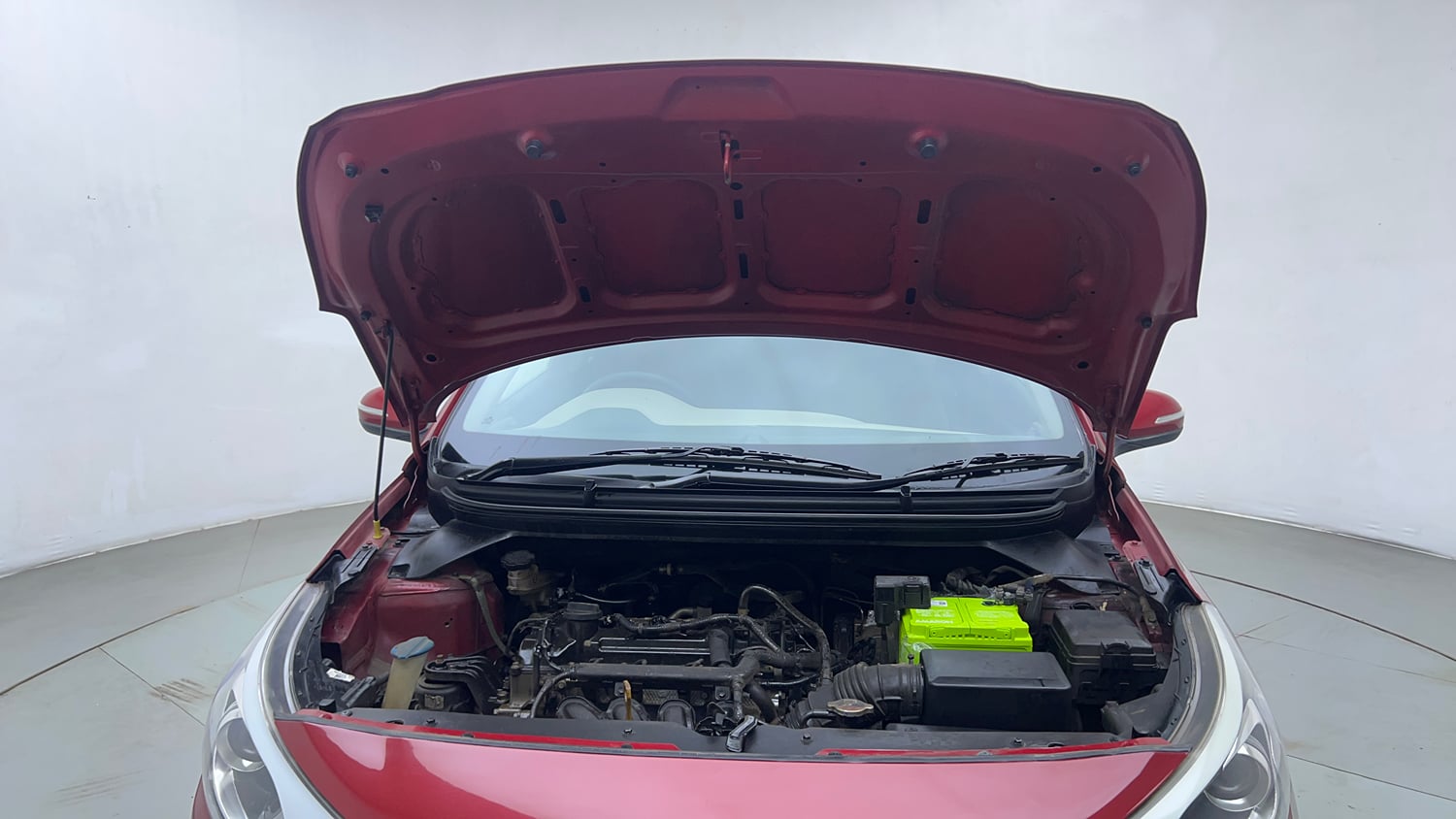 Used 2018 Hyundai Elite i20 Asta 1.2 (O) Petrol Manual engine ENGINE & BONNET OPEN FRONT VIEW