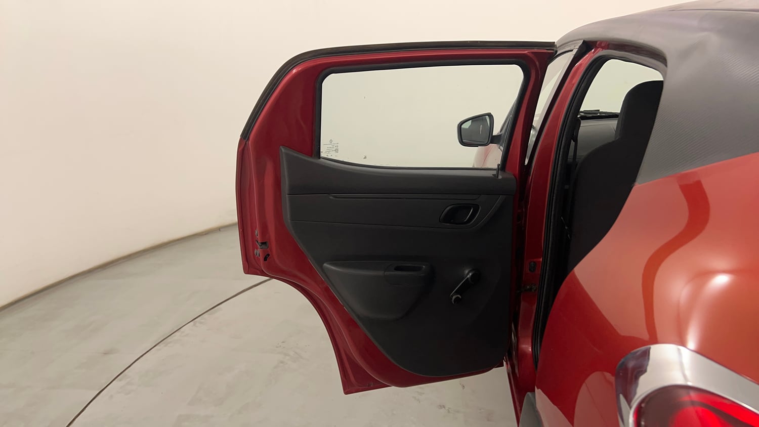 Used 2017 Renault Kwid RXT Petrol Manual interior LEFT REAR DOOR OPEN VIEW