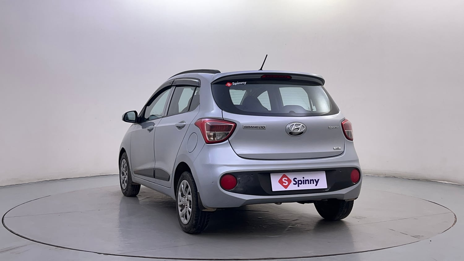 Used 2019 Hyundai Grand i10 Sportz 1.2 Kappa VTVT Petrol Manual exterior LEFT REAR CORNER VIEW