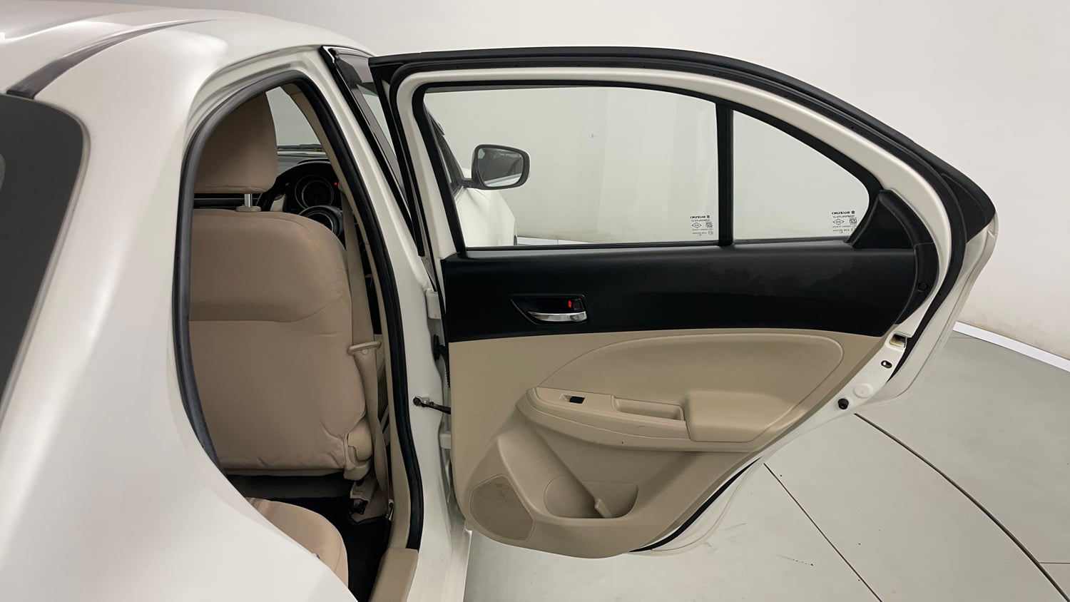 Used 2019 Maruti Suzuki Dzire VXi AMT Petrol Automatic interior RIGHT REAR DOOR OPEN VIEW