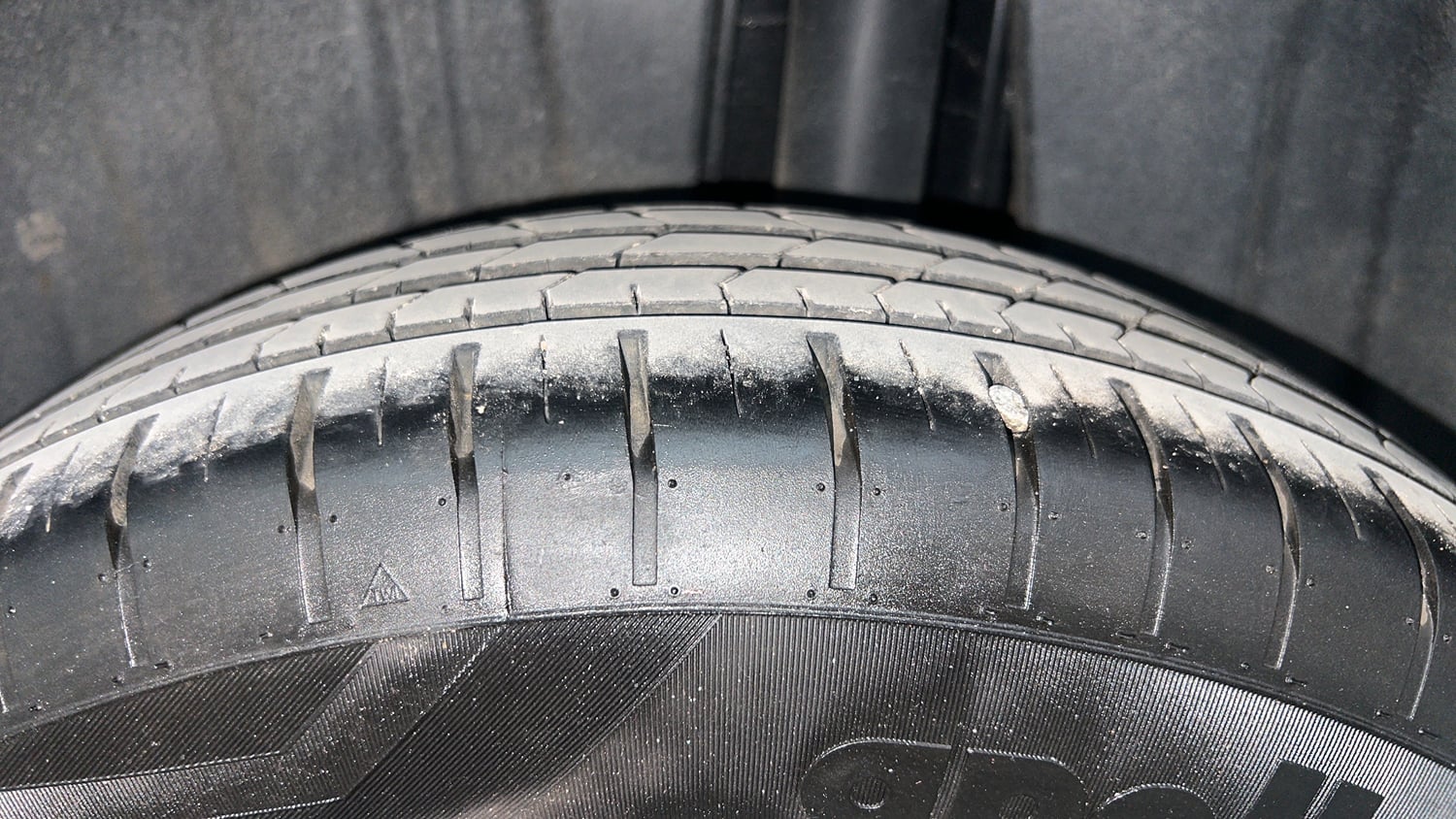 Used 2026 Maruti Suzuki Baleno Delta AGS Petrol Automatic tyres LEFT REAR TYRE TREAD VIEW