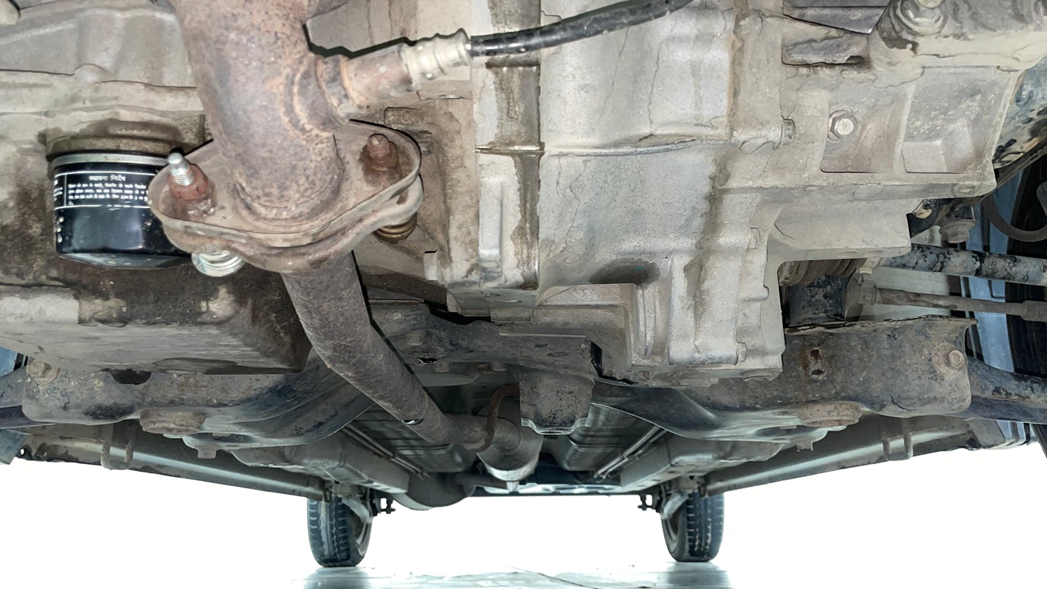 Used 2015 Maruti Suzuki Wagon R VXI Petrol Manual extra FRONT LEFT UNDERBODY VIEW