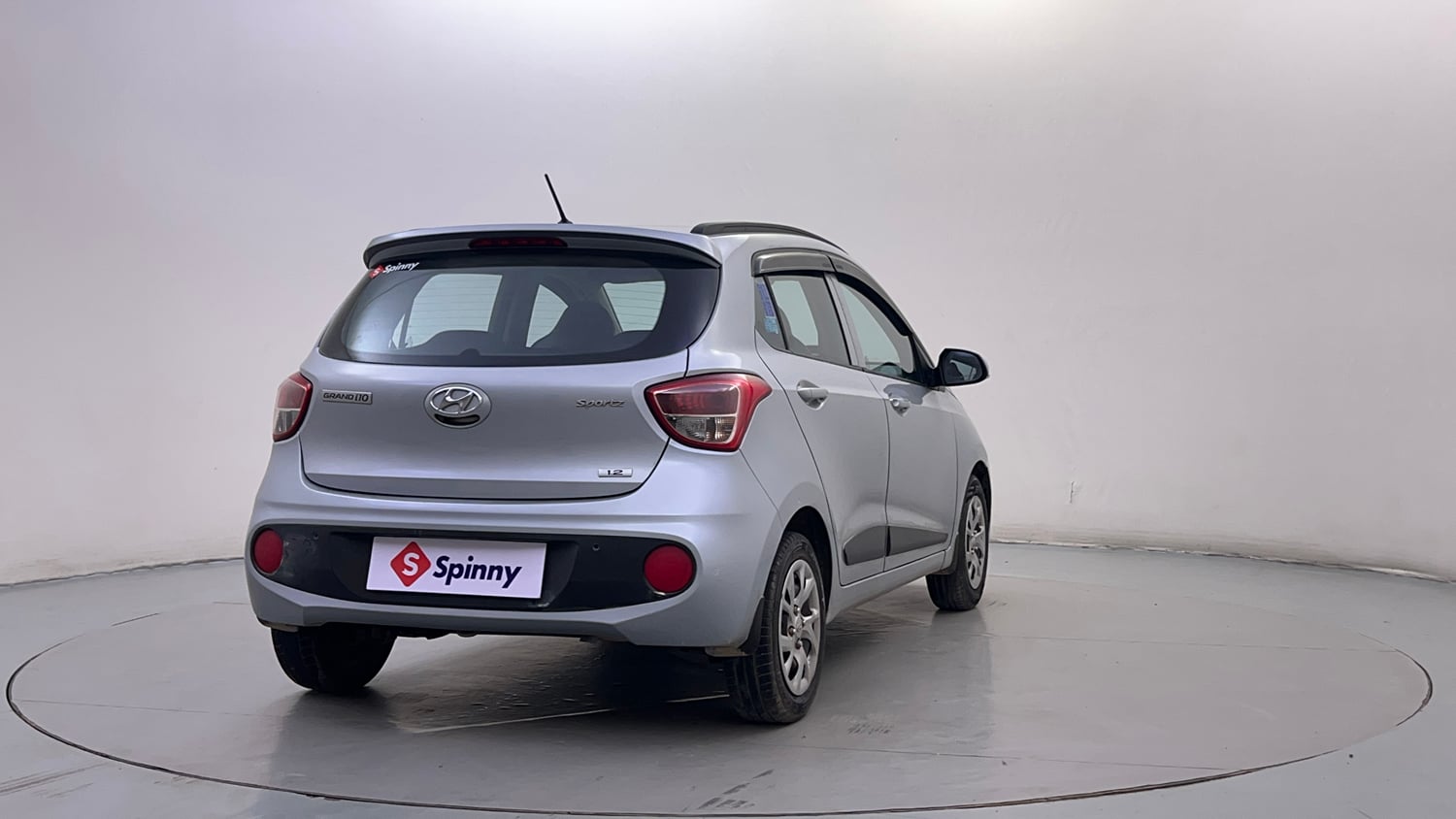 Used 2019 Hyundai Grand i10 Sportz 1.2 Kappa VTVT Petrol Manual exterior RIGHT REAR CORNER VIEW