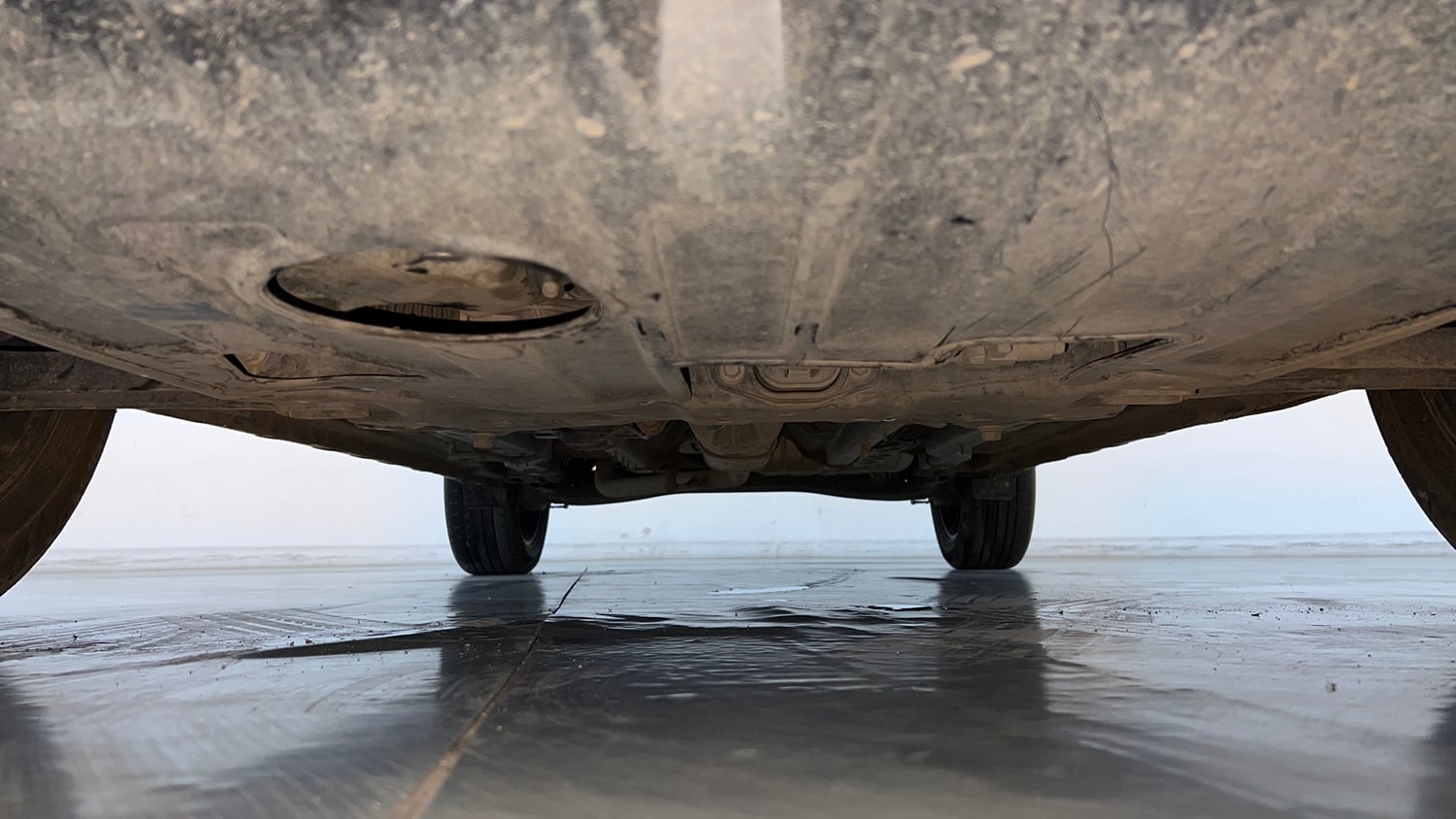 Used 2024 Hyundai Creta N-Line N10 1.5 Turbo DCT Petrol Automatic extra FRONT LEFT UNDERBODY VIEW