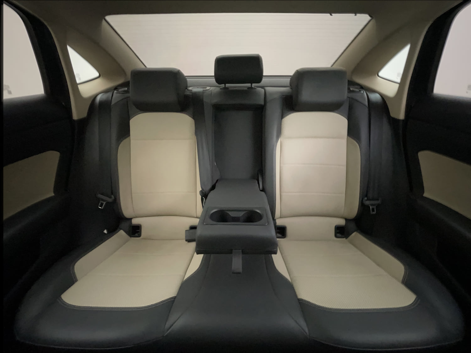 Used 2024 Skoda Slavia Style 1.0L TSI MT Petrol Manual interior REAR SEAT CONDITION VIEW