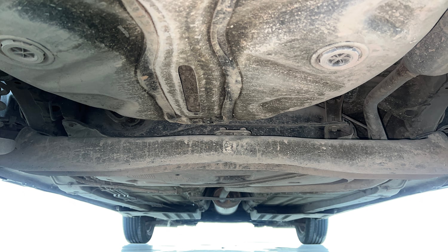 Used 2023 Maruti Suzuki Baleno Delta AGS Petrol Automatic extra REAR UNDERBODY VIEW (TAKEN FROM REAR)
