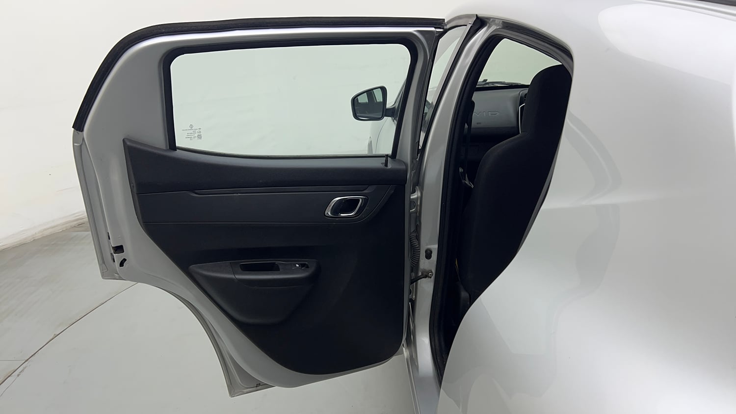 Used 2022 Renault Kwid CLIMBER AMT Petrol Automatic interior LEFT REAR DOOR OPEN VIEW