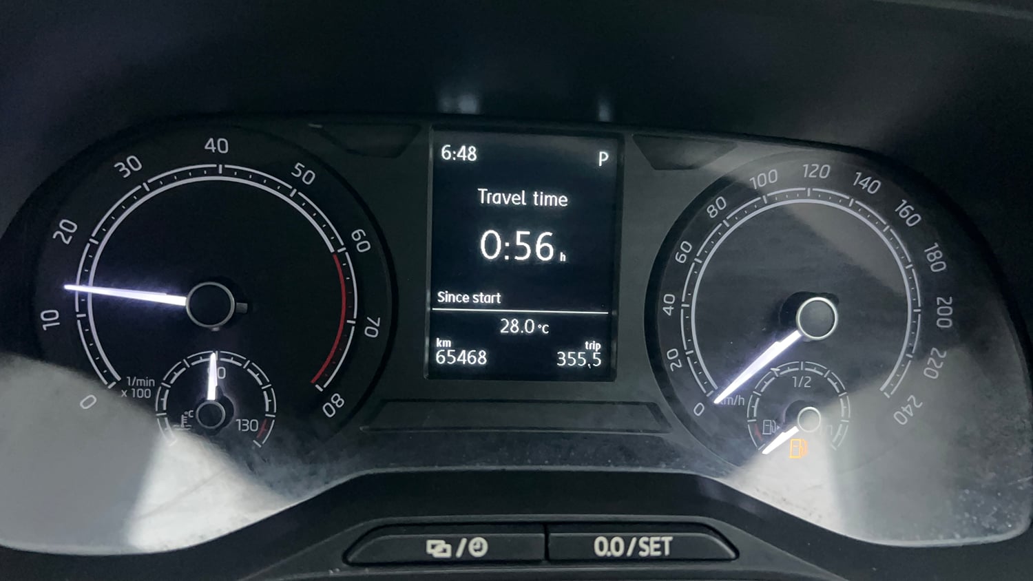 Used 2022 Skoda Kushaq Style 1.0L TSI AT Petrol Automatic interior CLUSTERMETER VIEW