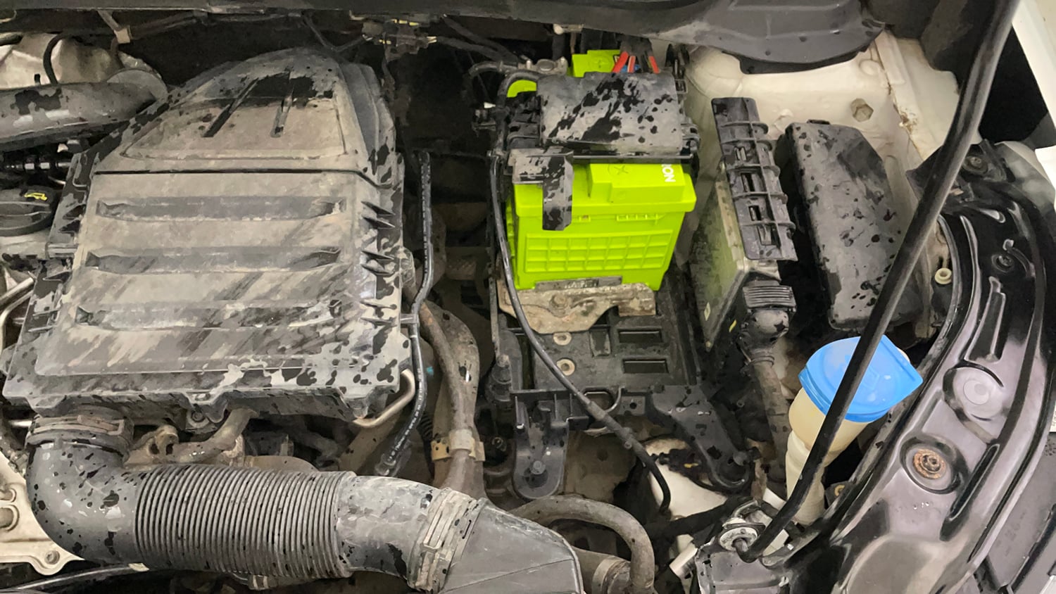 Used 2022 Volkswagen Taigun Highline 1.0 TSI MT Petrol Manual engine ENGINE LEFT SIDE VIEW
