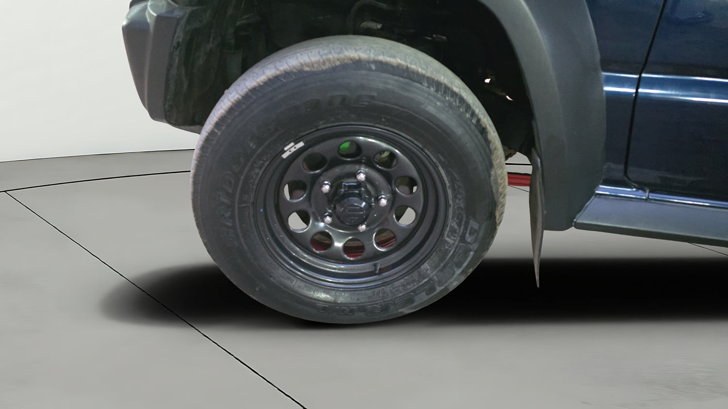 Used 2024 Maruti Suzuki Jimny Zeta MT Petrol Manual tyres LEFT FRONT TYRE RIM VIEW