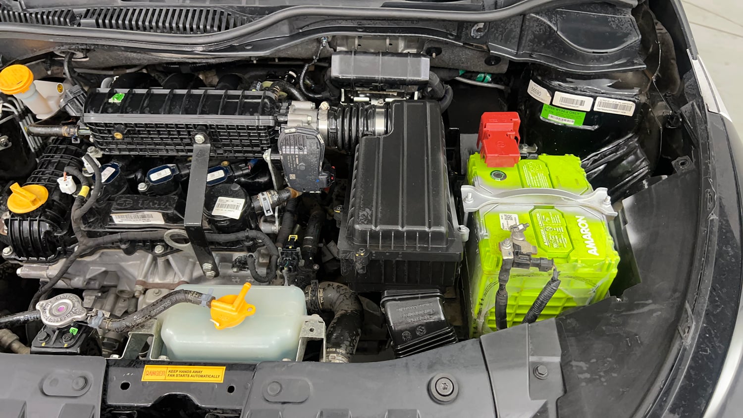 Used 2023 Tata Altroz XZ Plus Petrol Dark Edition Petrol Manual engine ENGINE LEFT SIDE VIEW