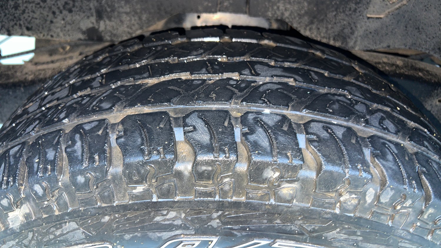 Used 2021 mahindra Thar LX Hard Top Petrol MT 4WD Petrol Manual tyres RIGHT REAR TYRE TREAD VIEW