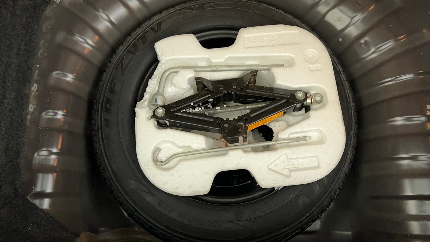 Used 2019 Nissan Micra XV CVT Petrol Automatic tyres SPARE TYRE VIEW