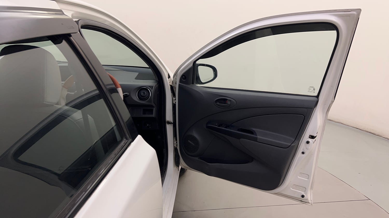 Used 2013 Toyota Etios Liva G Petrol Manual interior RIGHT FRONT DOOR OPEN VIEW