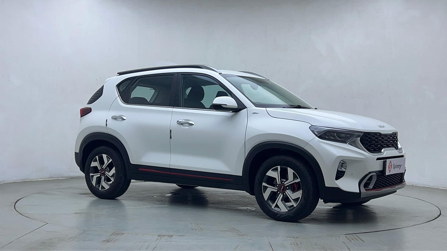 Used 2022 Kia Sonet GTX Plus 1.0 iMT Petrol Manual exterior RIGHT FRONT CORNER VIEW