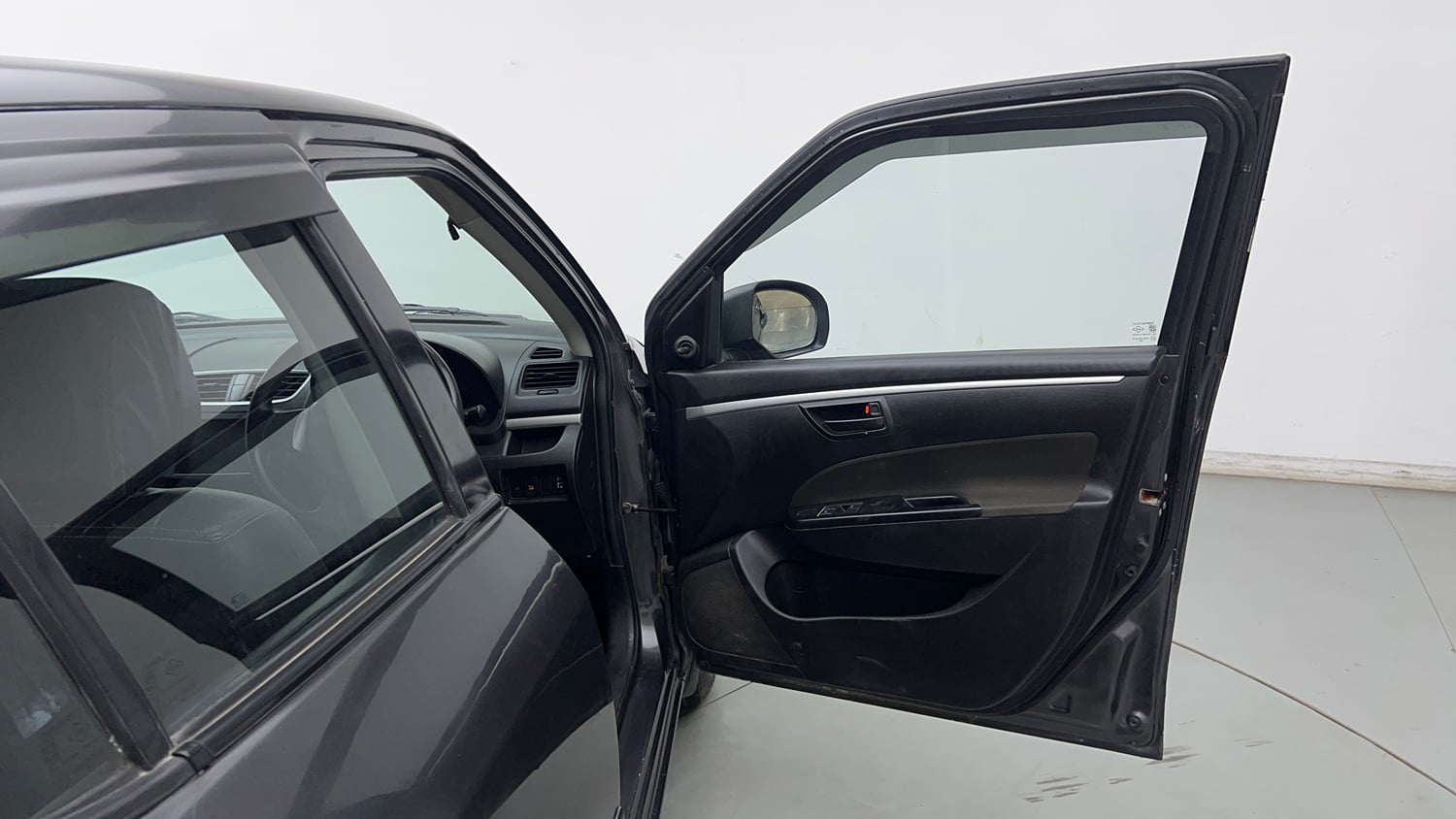 Used 2017 Maruti Suzuki Swift Lxi (O) Petrol Manual interior RIGHT FRONT DOOR OPEN VIEW