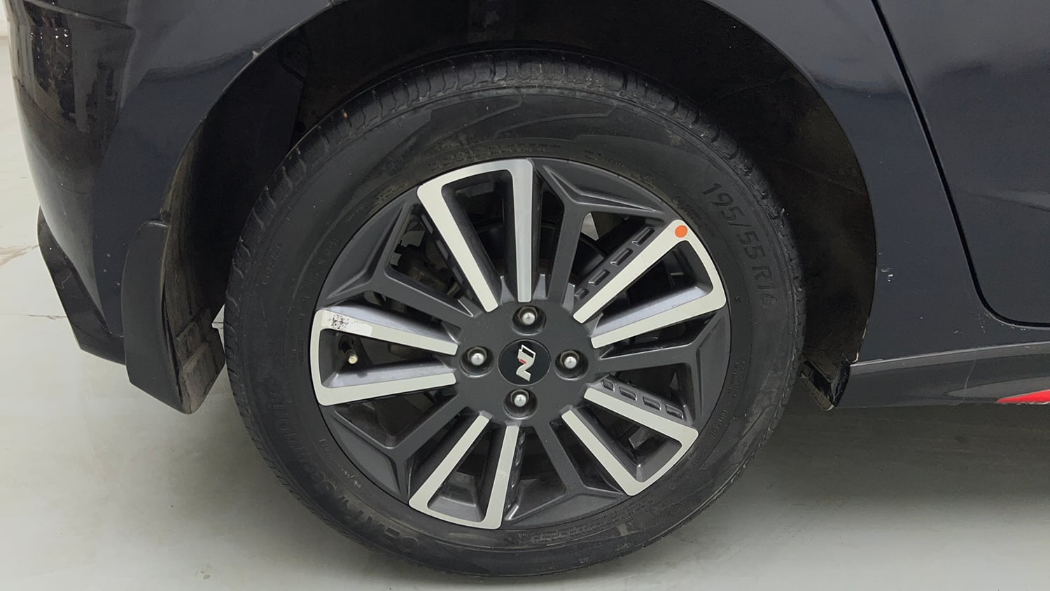 Used 2022 Hyundai i20 N Line N8 1.0 Turbo DCT Petrol Automatic tyres RIGHT REAR TYRE RIM VIEW