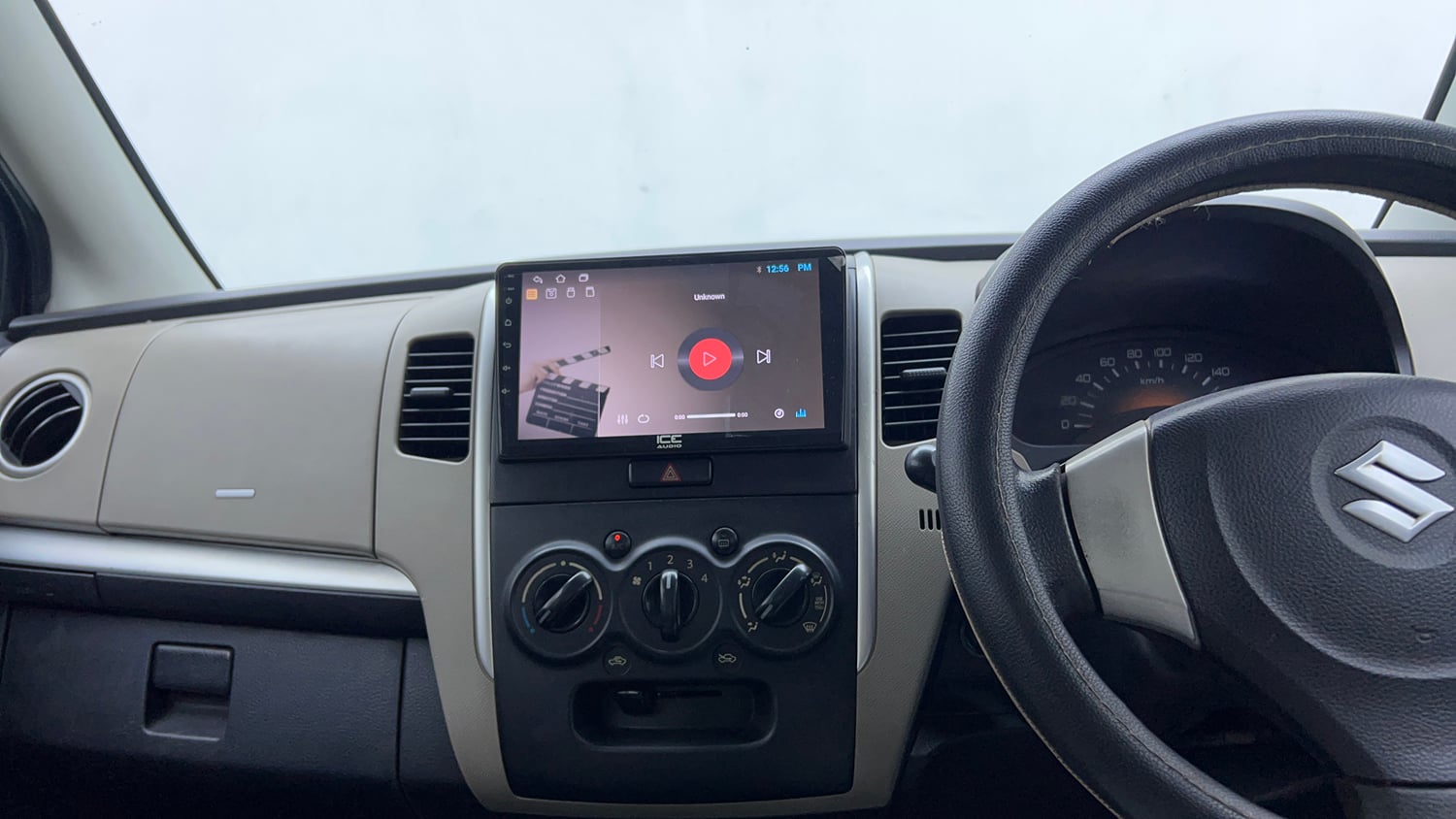 Used 2014 Maruti Suzuki Wagon R VXI Petrol Manual interior MUSIC SYSTEM & AC CONTROL VIEW