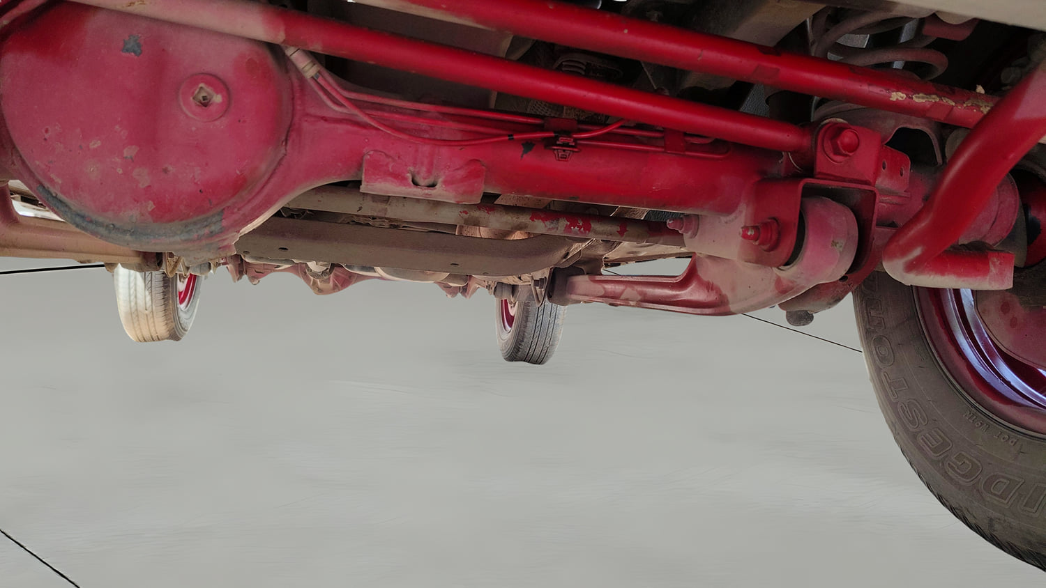 Used 2024 Maruti Suzuki Jimny Zeta MT Petrol Manual extra FRONT LEFT UNDERBODY VIEW