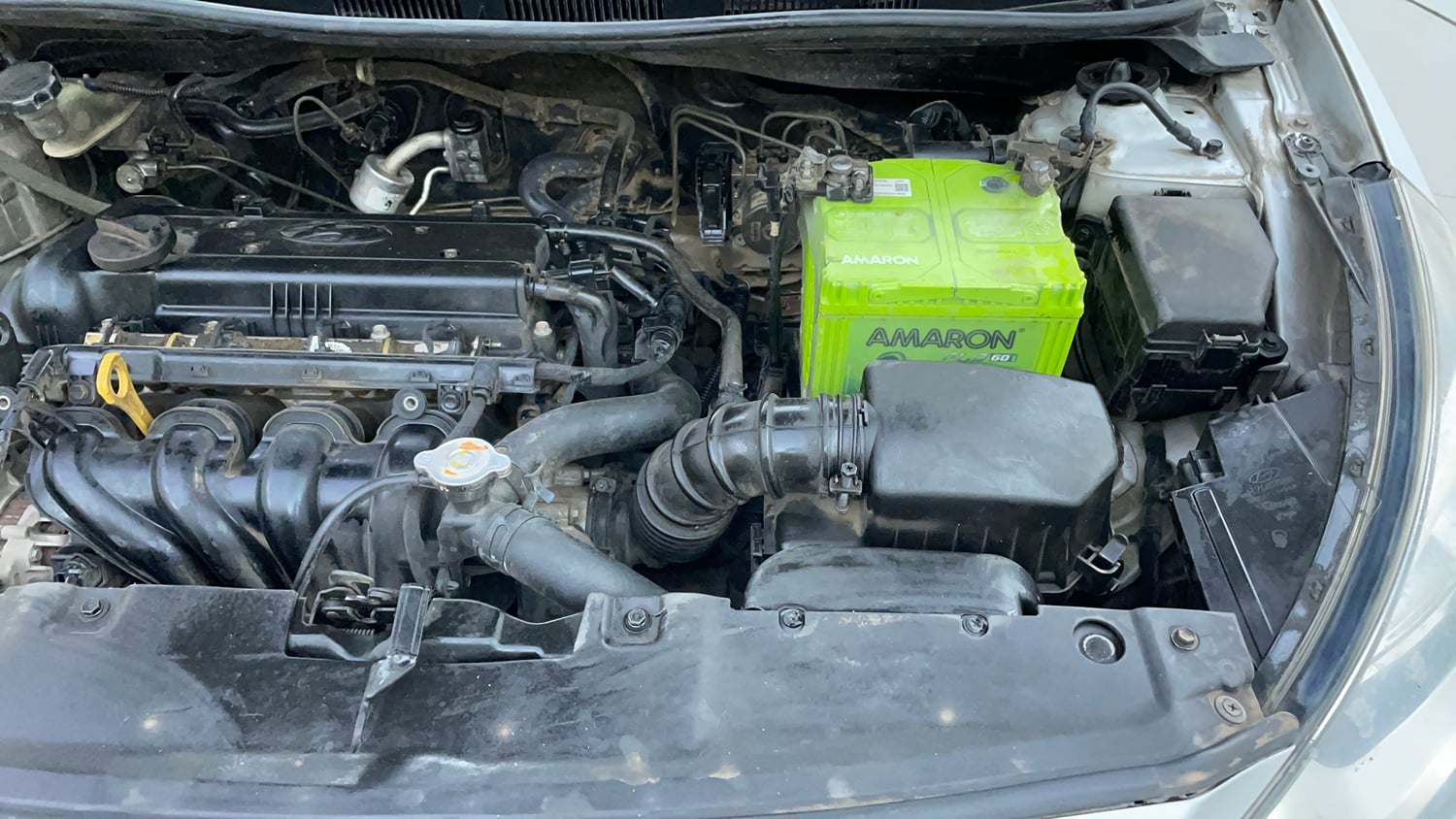 Used 2014 Hyundai Verna Fluidic 1.6 VTVT SX Petrol Manual engine ENGINE LEFT SIDE VIEW