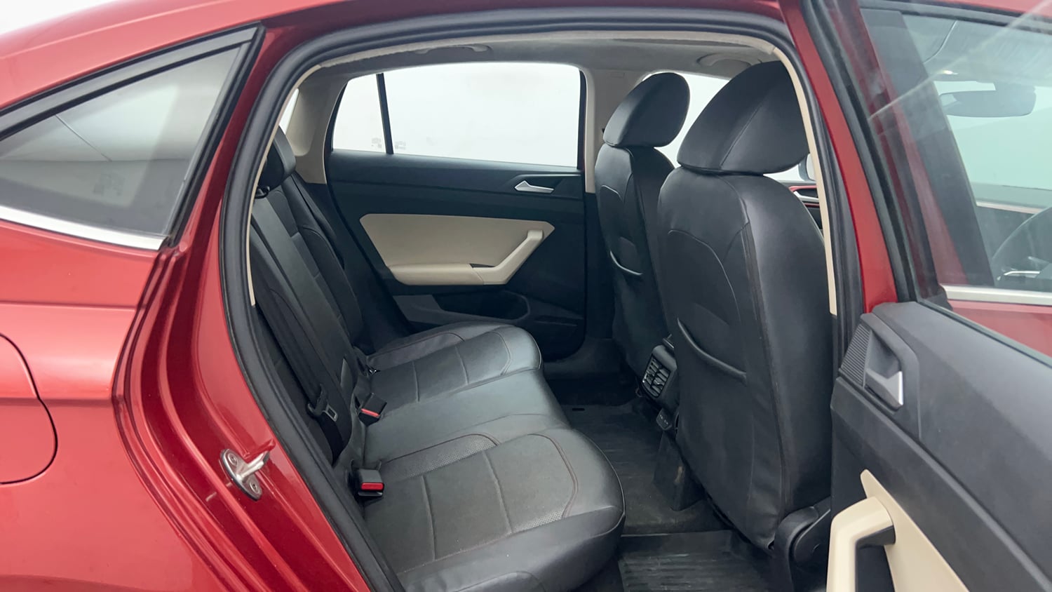Used 2022 Volkswagen Virtus GT Plus 1.5 TSI EVO DSG Petrol Automatic interior RIGHT SIDE REAR DOOR CABIN VIEW