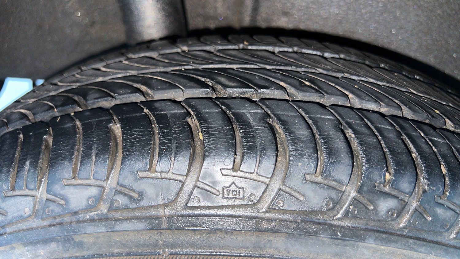 Used 2021 Maruti Suzuki Wagon R 1.0 VXi (O) 1.0 Petrol Manual tyres RIGHT REAR TYRE TREAD VIEW