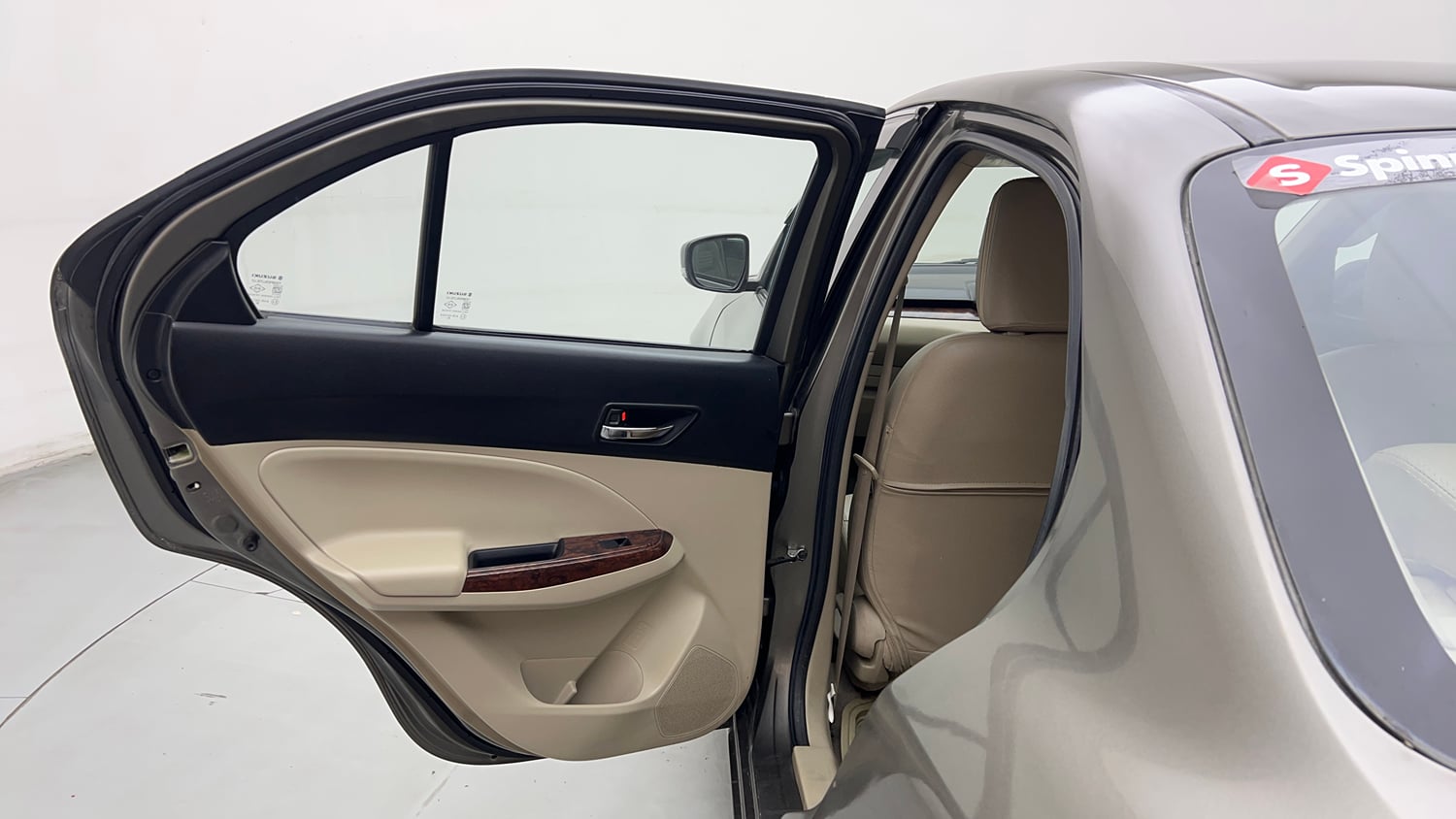 Used 2018 Maruti Suzuki Dzire VXi AMT Petrol Automatic interior LEFT REAR DOOR OPEN VIEW