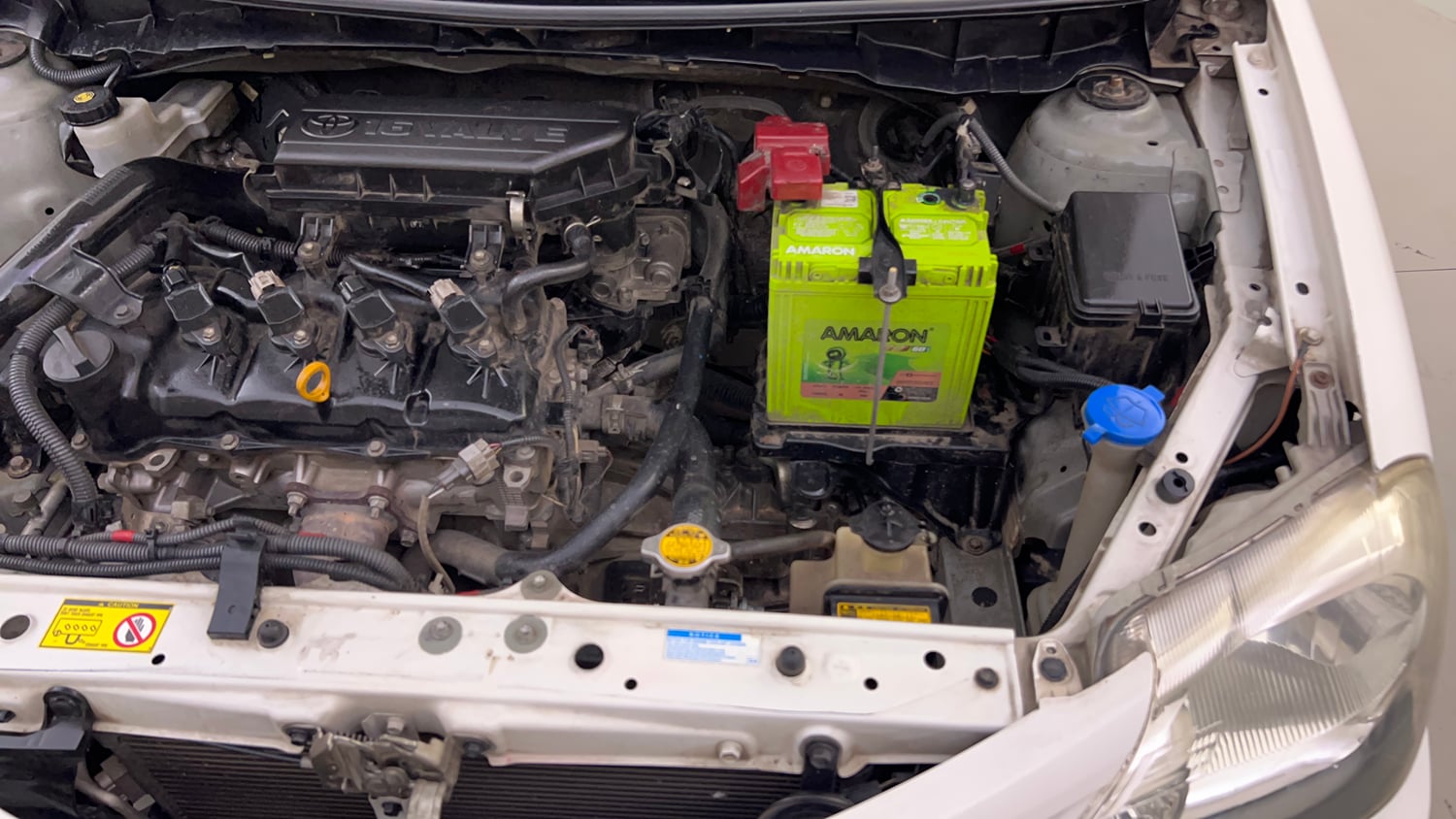 Used 2013 Toyota Etios Liva G Petrol Manual engine ENGINE LEFT SIDE VIEW