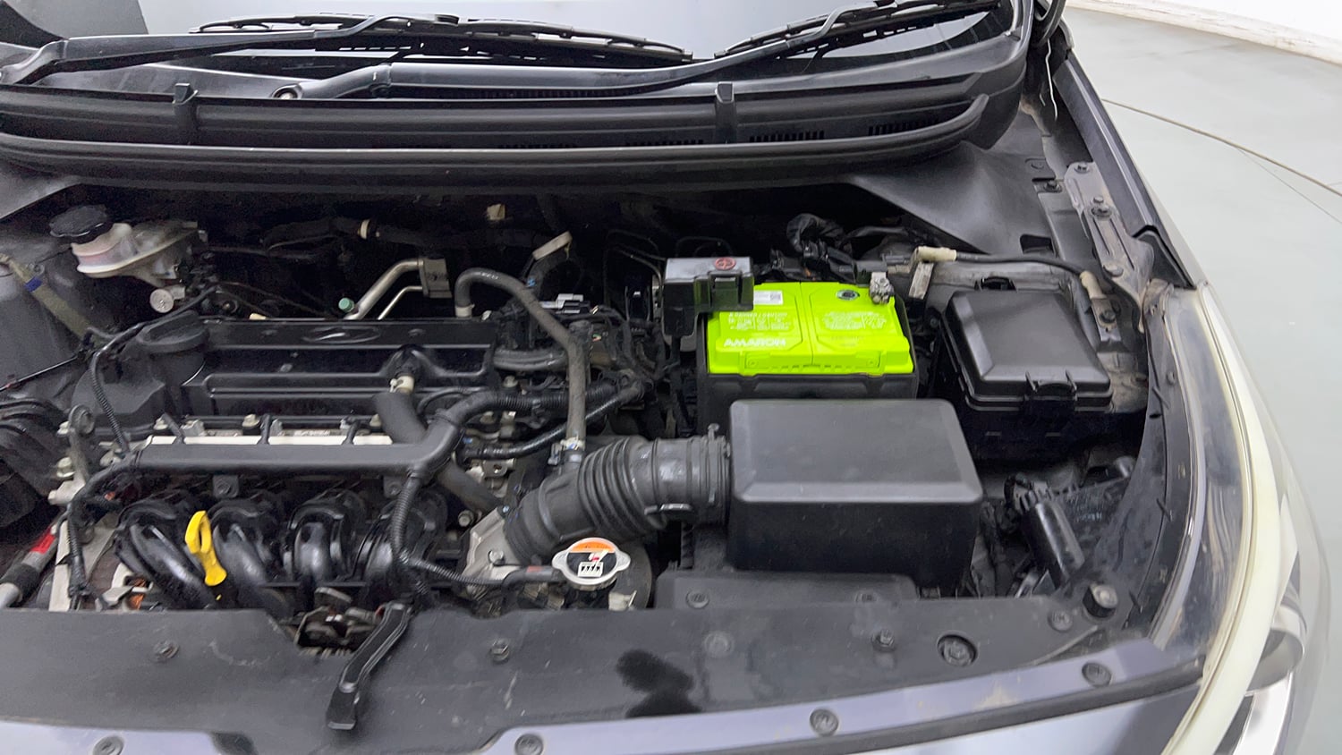 Used 2017 Hyundai Elite i20 Asta 1.2 (O) Petrol Manual engine ENGINE LEFT SIDE VIEW