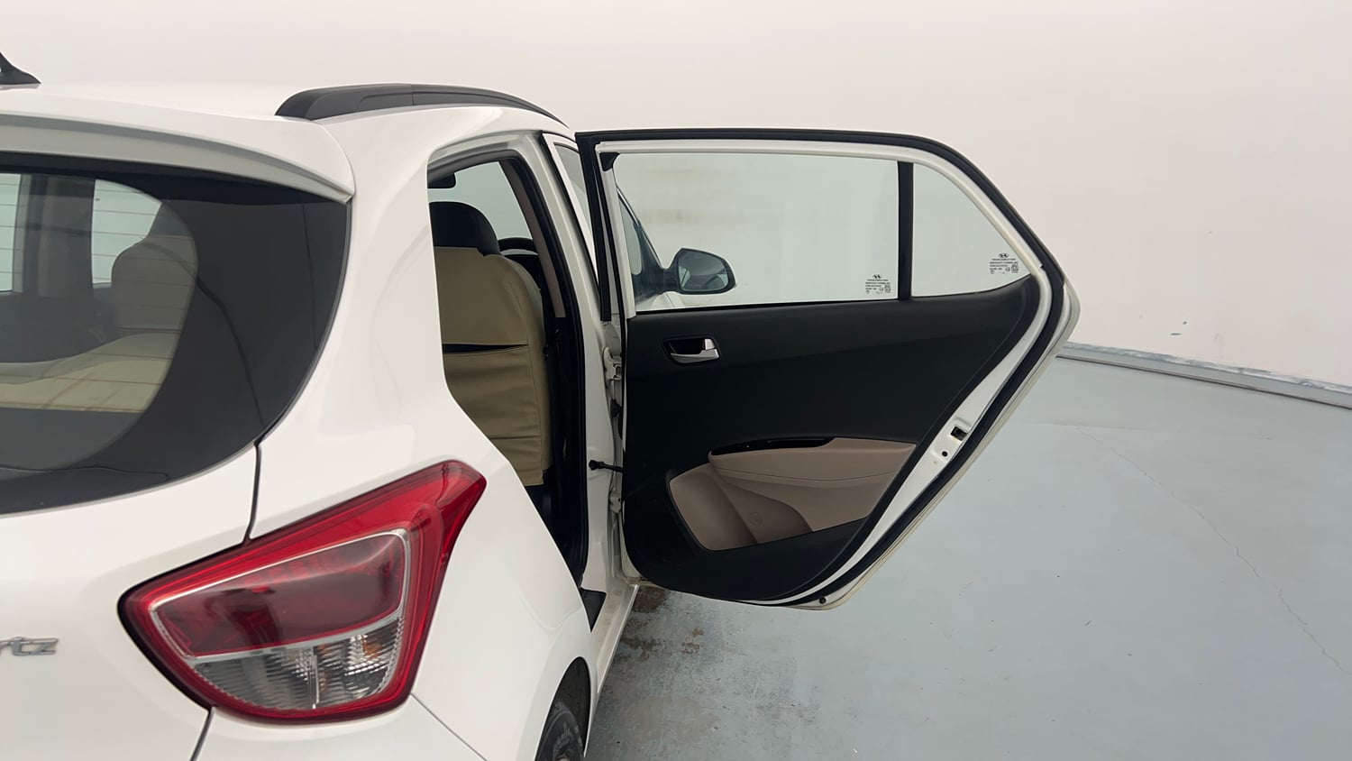 Used 2019 Hyundai Grand i10 Sportz 1.2 Kappa VTVT Petrol Manual interior RIGHT REAR DOOR OPEN VIEW