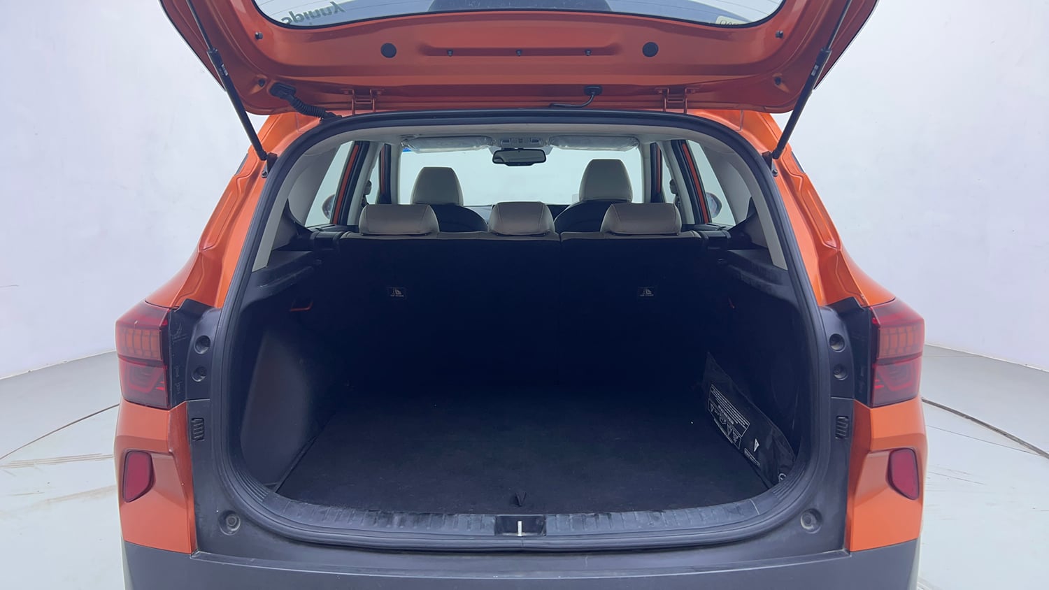 Used 2020 Kia Seltos GTX Plus 1.4 Petrol Manual interior DICKY INSIDE VIEW