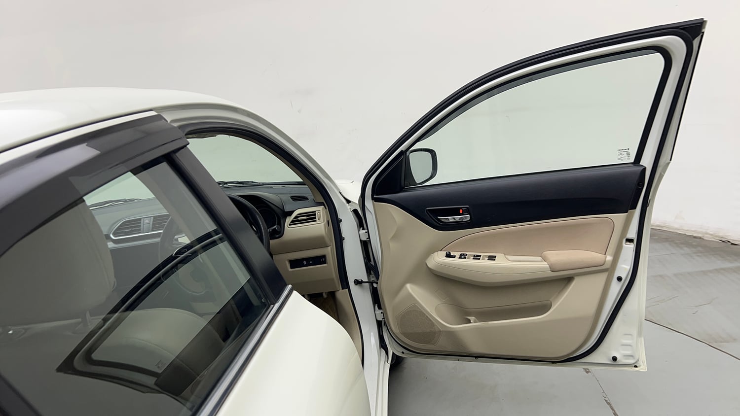 Used 2021 Maruti Suzuki Dzire VXi Petrol Manual interior RIGHT FRONT DOOR OPEN VIEW
